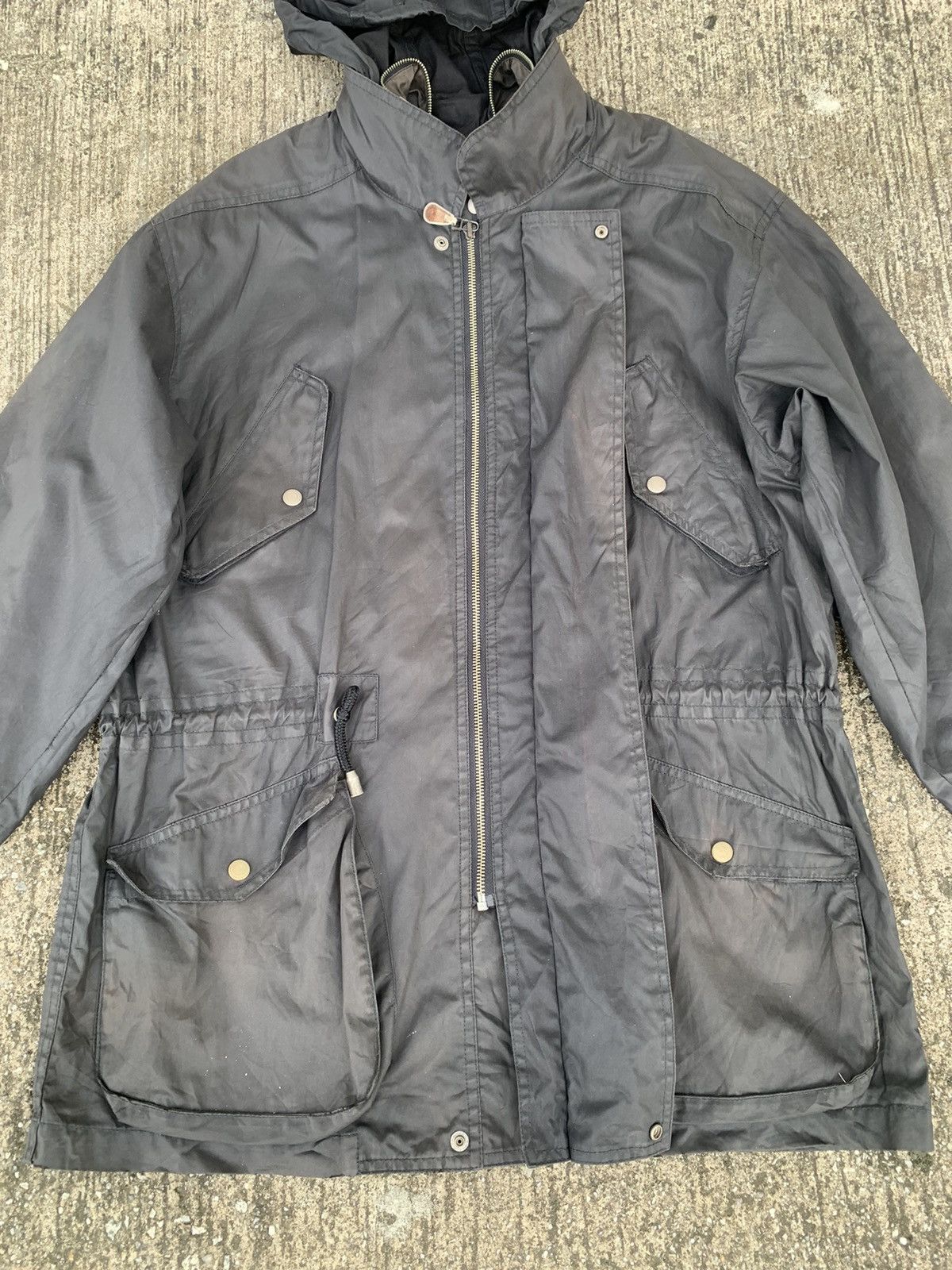 Joseph Abboud Rare 🔥 vintage 90s sun faded joseph abboud waxed jacket Size US M / EU 48-50 / 2 - 10 Thumbnail