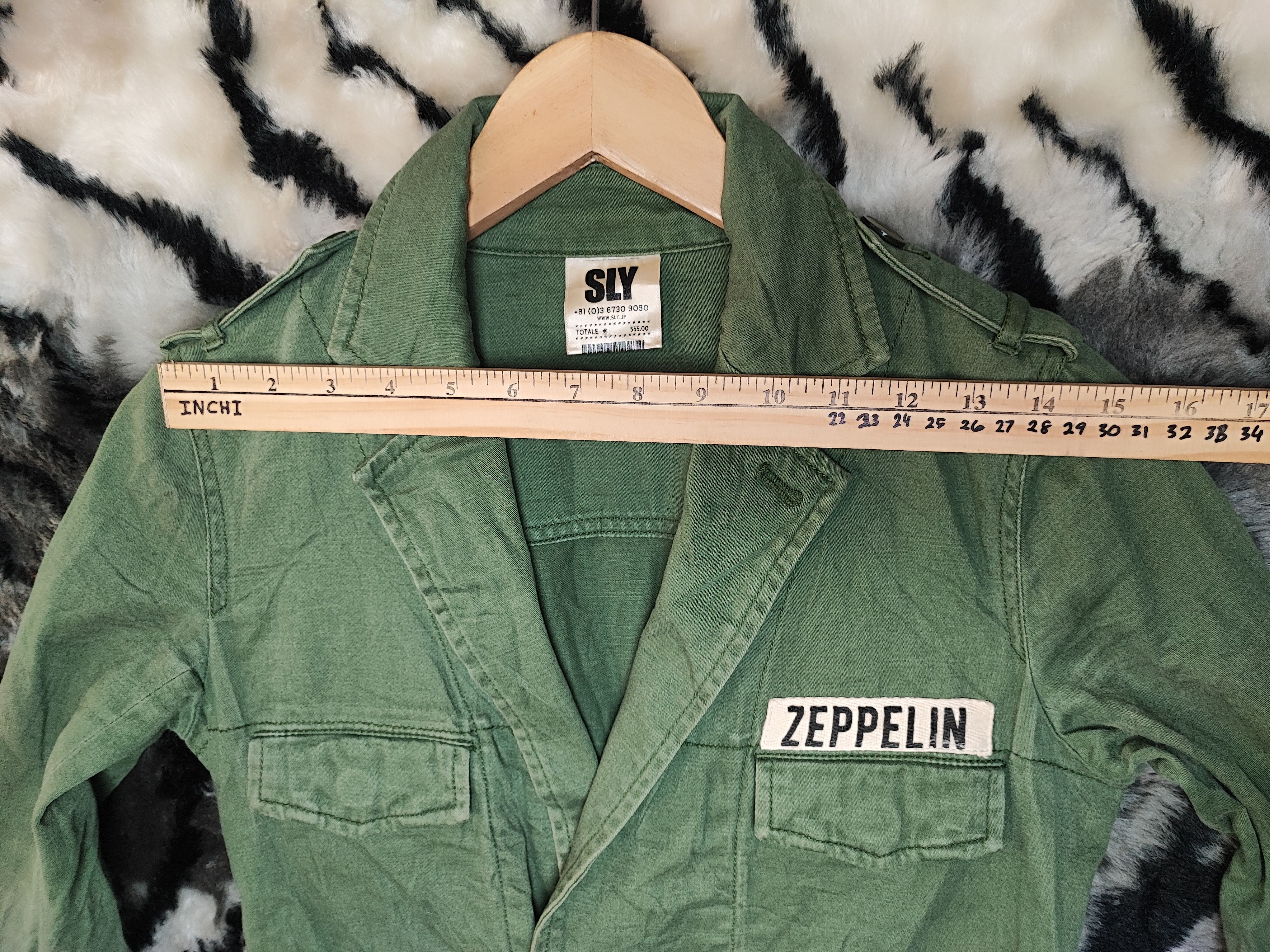 SLY SLY ZEPPELIN ARMY CHORE DENIM STYLE JAPAN Size US S / EU 44-46 / 1 - 13 Thumbnail