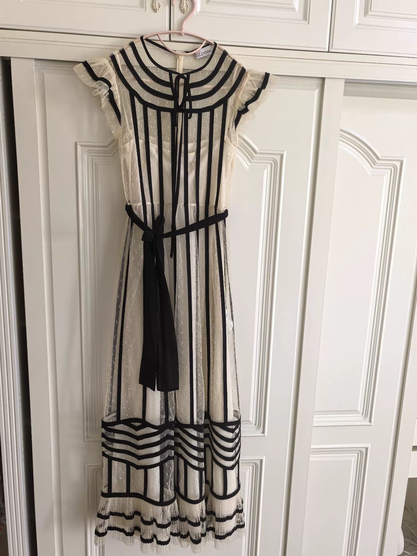 Valentino Valentino Striped Sheath Dress Size US XS / EU 42 / 0 - 1 Thumbnail