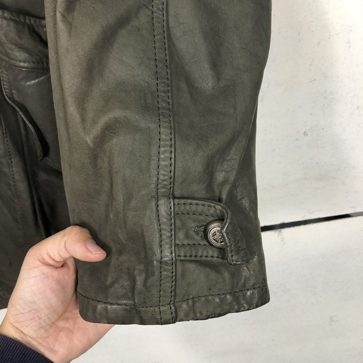 Japanese Brand VINTAGE LEATHER JACKET COWHIDE ALL THE WAY BLANKET BIG LOGO Size US M / EU 48-50 / 2 - 17 Thumbnail