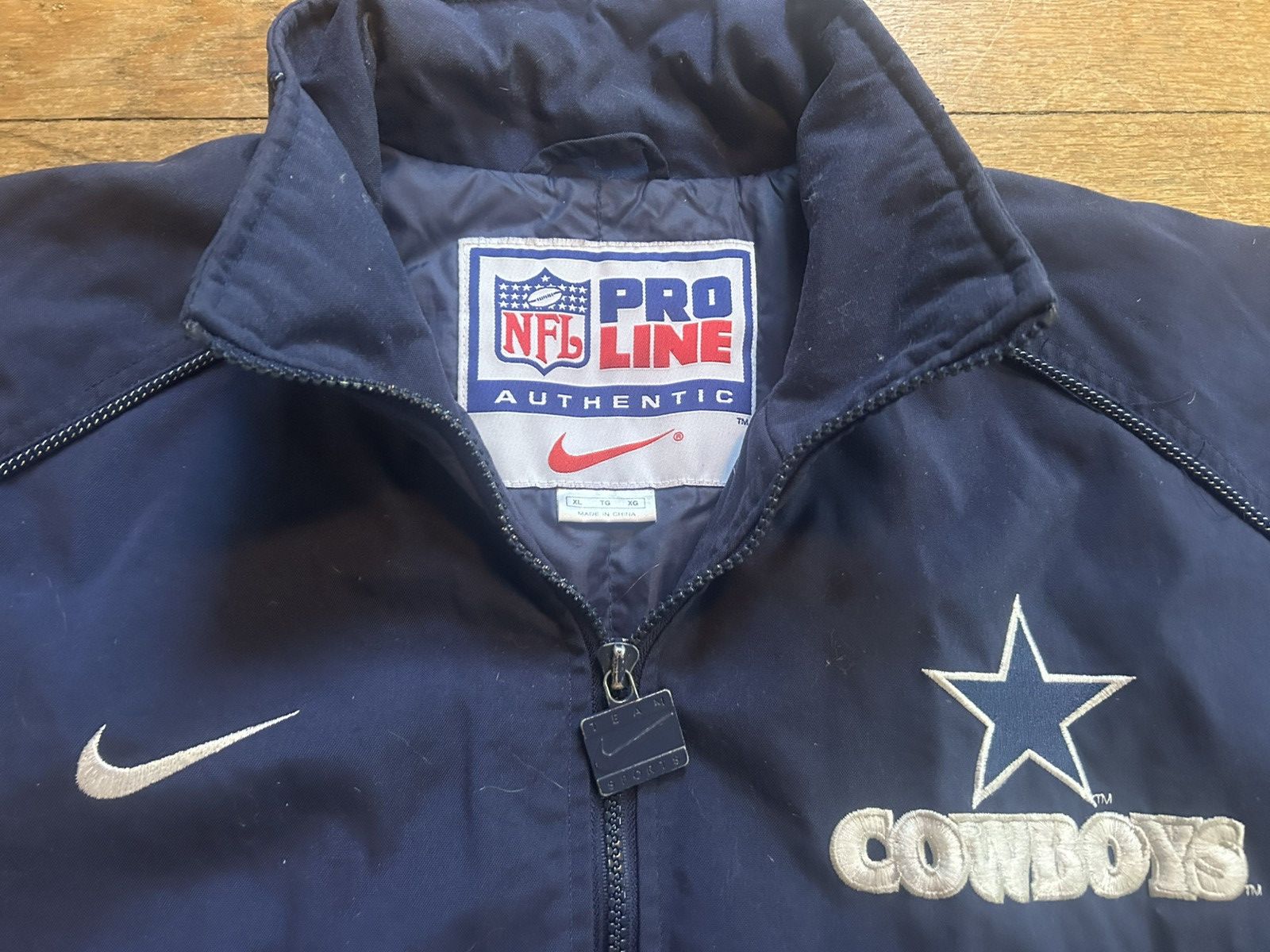 Nike Vintage 90s Dallas Cowboys Sideline Jacket Size US XL / EU 56 / 4 - 3 Thumbnail