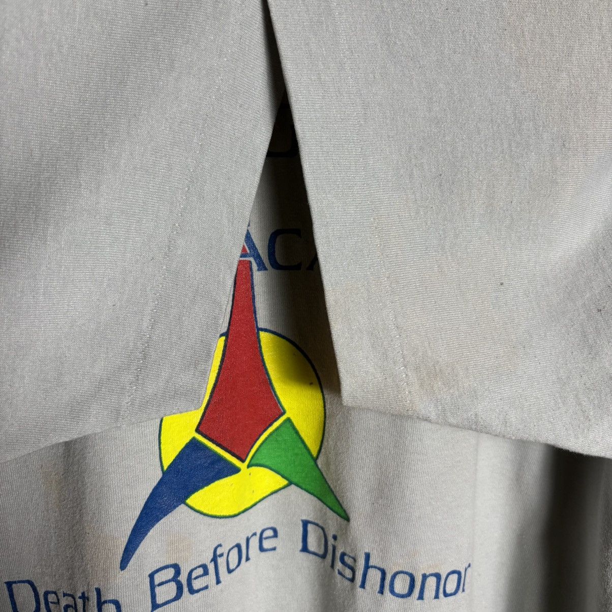 Vintage Vintage 80s Star Trek Death Before Dishonor Movie T-Shirt Size US L / EU 52-54 / 3 - 3 Thumbnail
