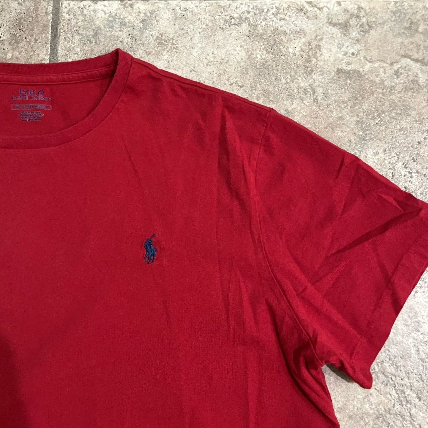 Polo Ralph Lauren Polo Ralph Lauren T-Shirt Men's XL Dark Red Size US XL / EU 56 / 4 - 3 Thumbnail