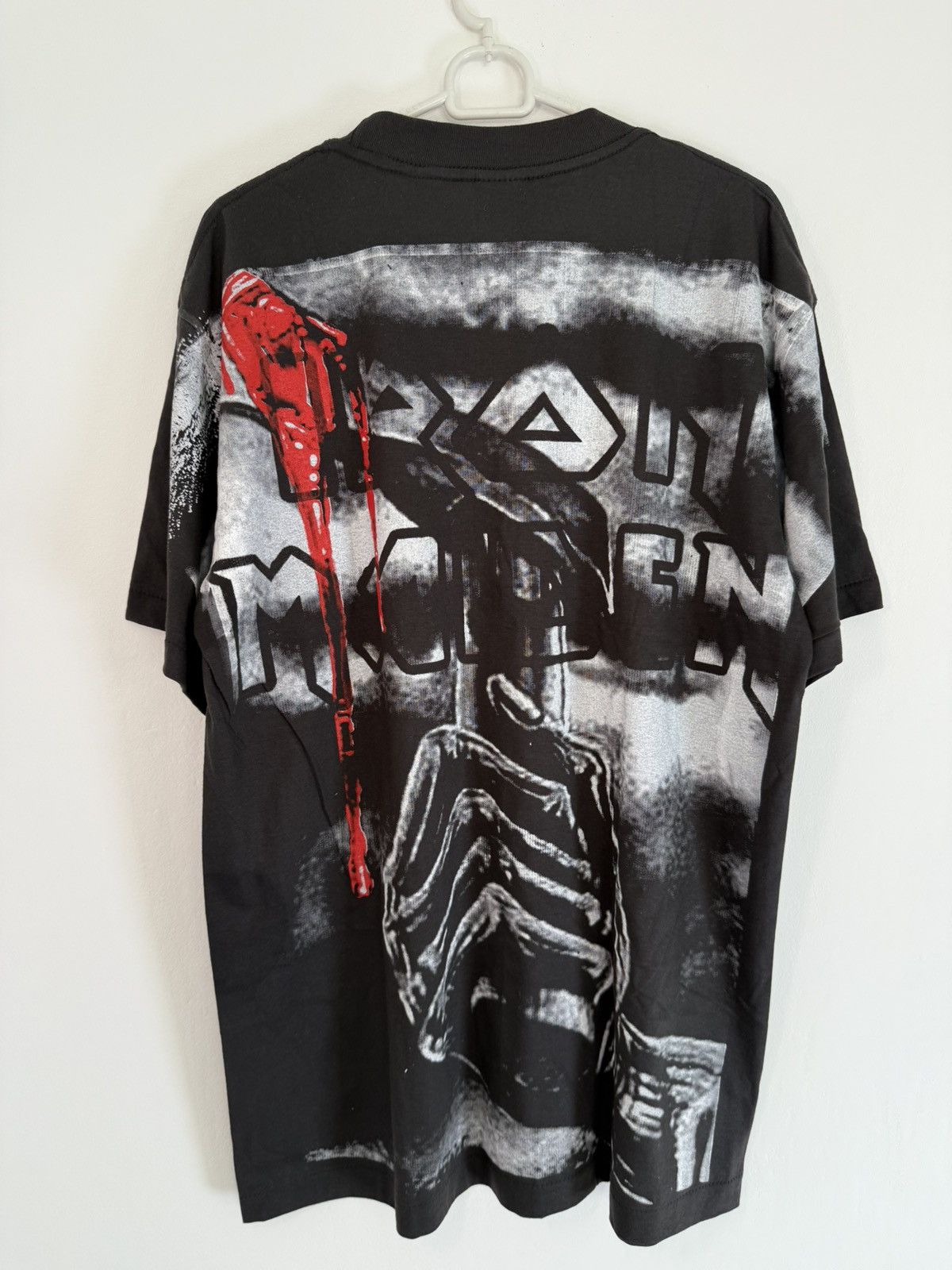 Vintage Iron Maiden vintage t shirt metal tee merch all over print Size US XL / EU 56 / 4 - 4 Thumbnail