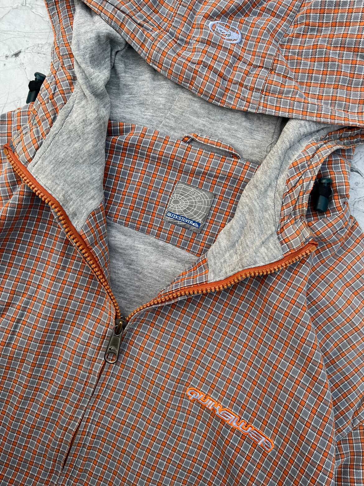 Quiksilver Vintage Quiksilver Check Hooded Jacket Size US S / EU 44-46 / 1 - 4 Thumbnail