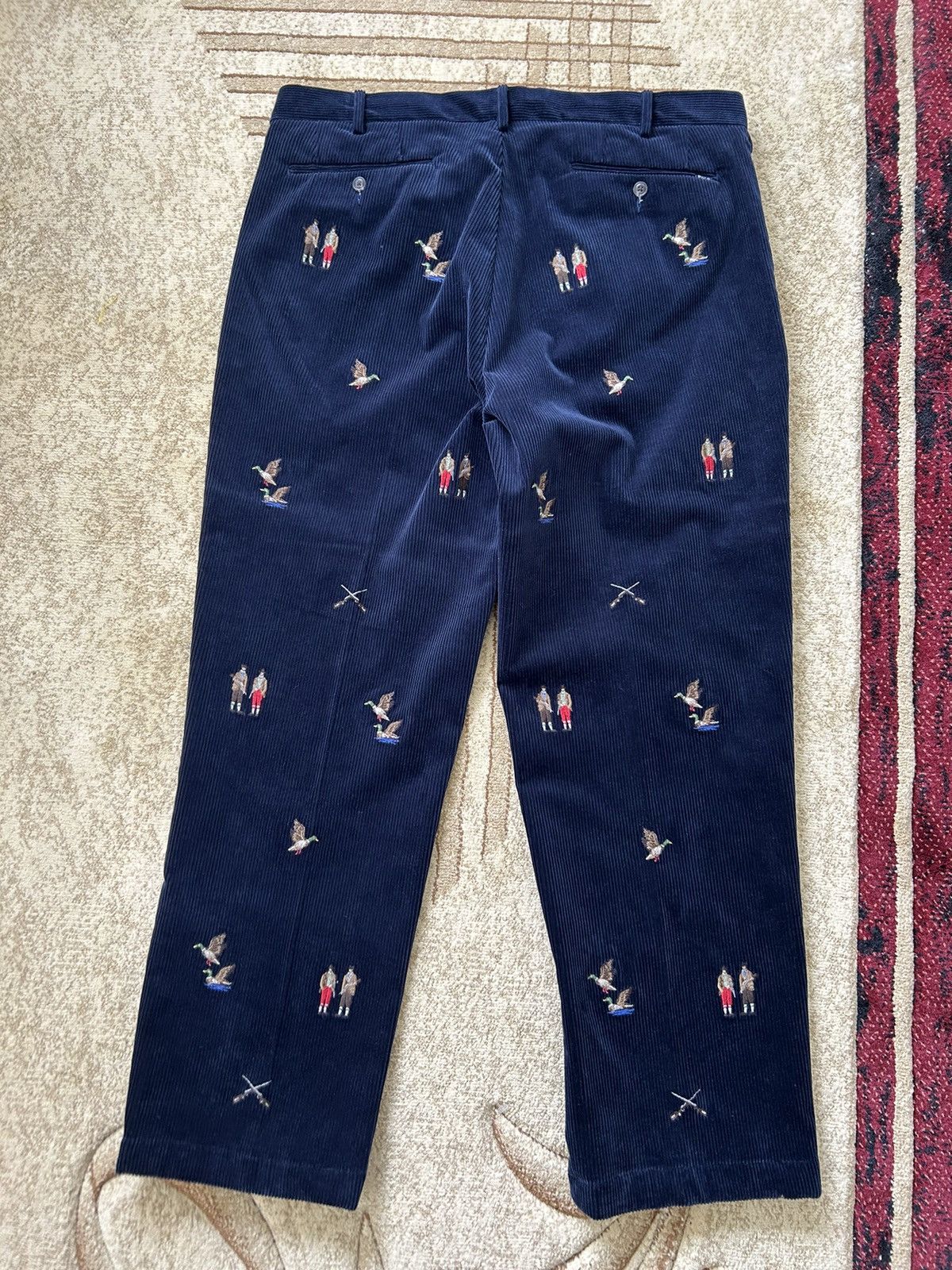 Polo Ralph Lauren Vintage Polo Ralph Lauren Corduroy Duck Hunting Pants Size US 36 / EU 52 - 2 Thumbnail
