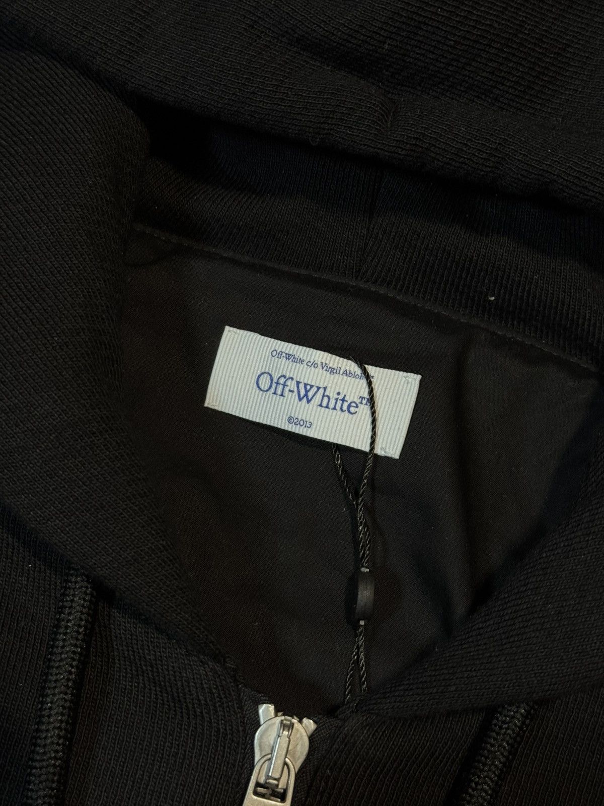 Off-White OFF WHITE VARSITY DIAG HOODIE-BOMBER Size US L / EU 52-54 / 3 - 14 Thumbnail