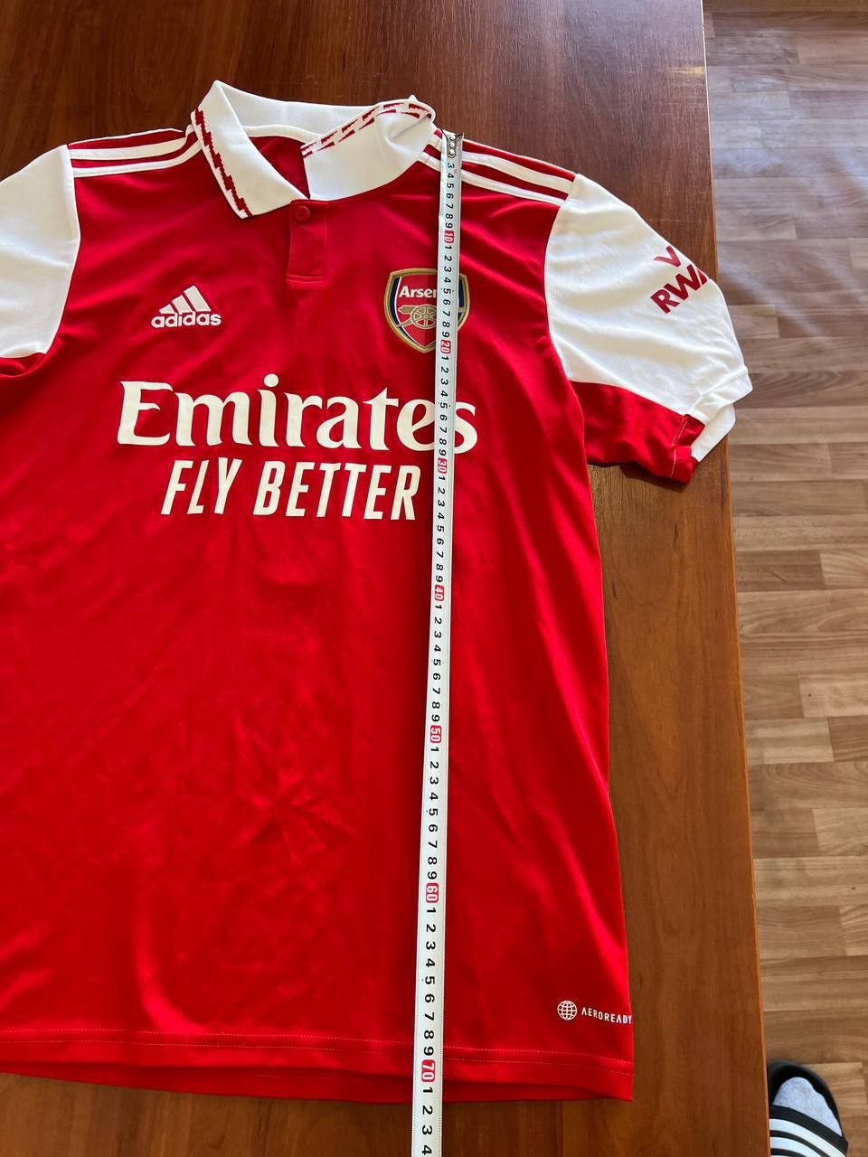 Adidas 2022/23 ARSENAL FC #7 SAKA HOME SOCCER FOOTBALL JERSEY SHIRT Size US M / EU 48-50 / 2 - 14 Thumbnail