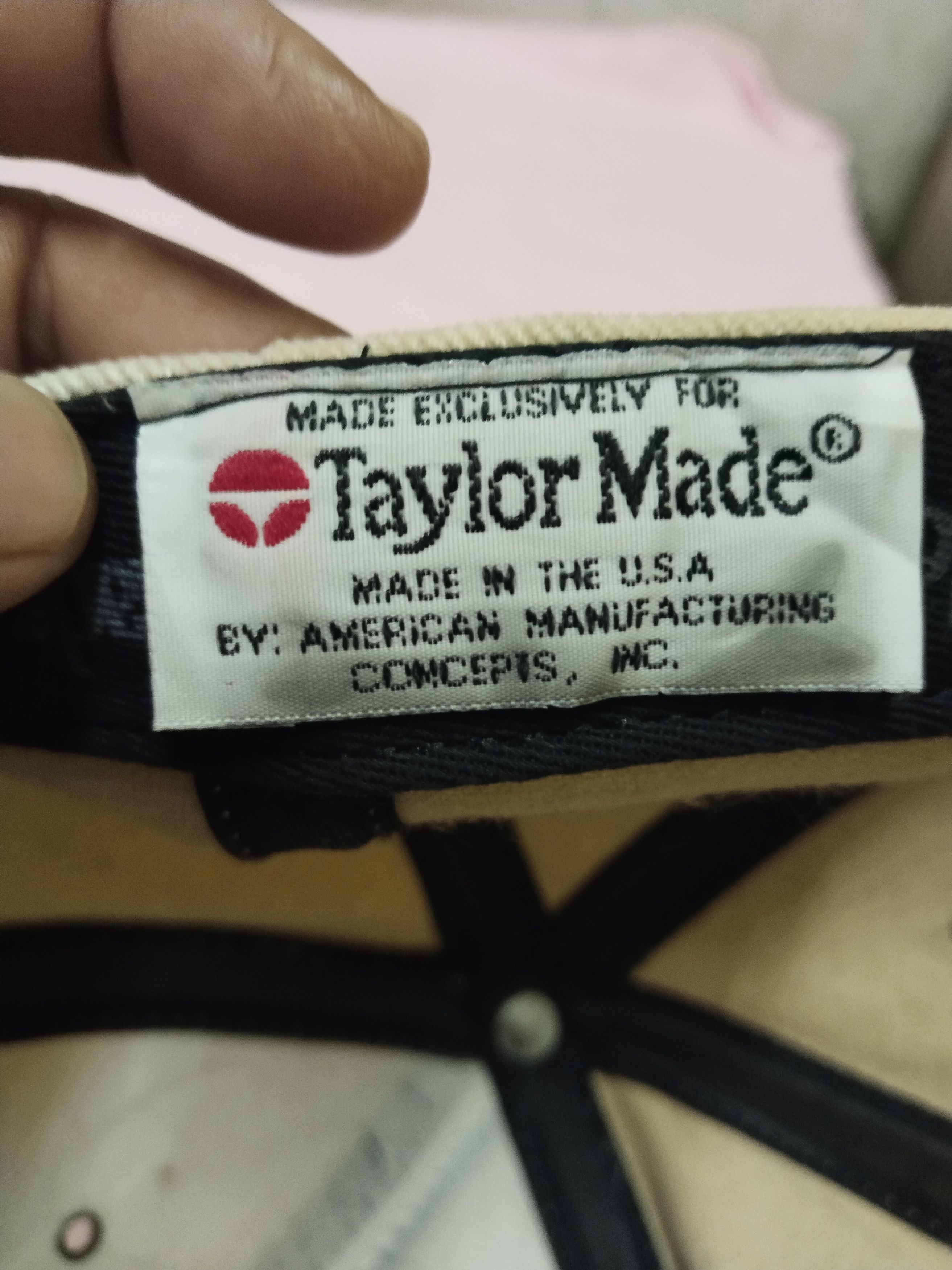 TaylorMade VINTAGE TAYLOR MADE GOLF LEATHER BRIM USA CAP Size ONE SIZE - 8 Thumbnail
