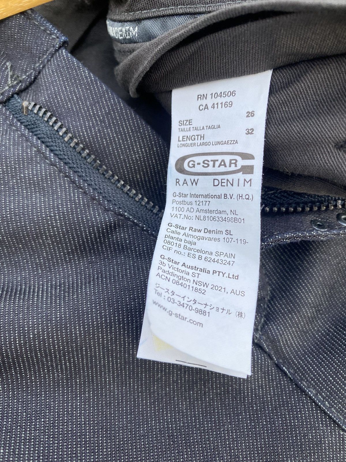 Designer × G-Star Rare G-Star Raw dark indigo flared jeans W29 L32 Size 29" - 10 Thumbnail