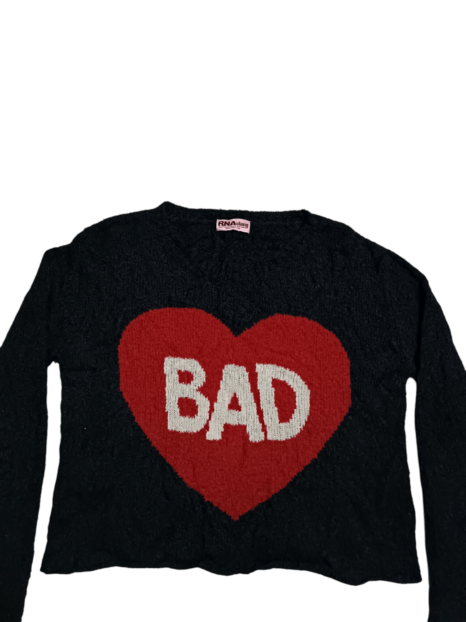Japanese Brand × Vintage Vintage RNA Slang Knitwear "Bad Love" Only Anarchists Size M / US 6-8 / IT 42-44 - 2 Thumbnail