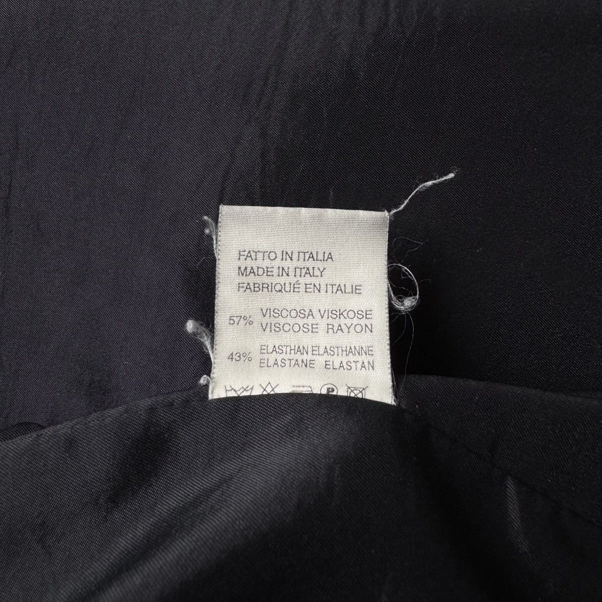 Jil Sander Jil Sander 2000’s Black Wool Lined Short Leather Coat Size US M / EU 48-50 / 2 - 13 Thumbnail