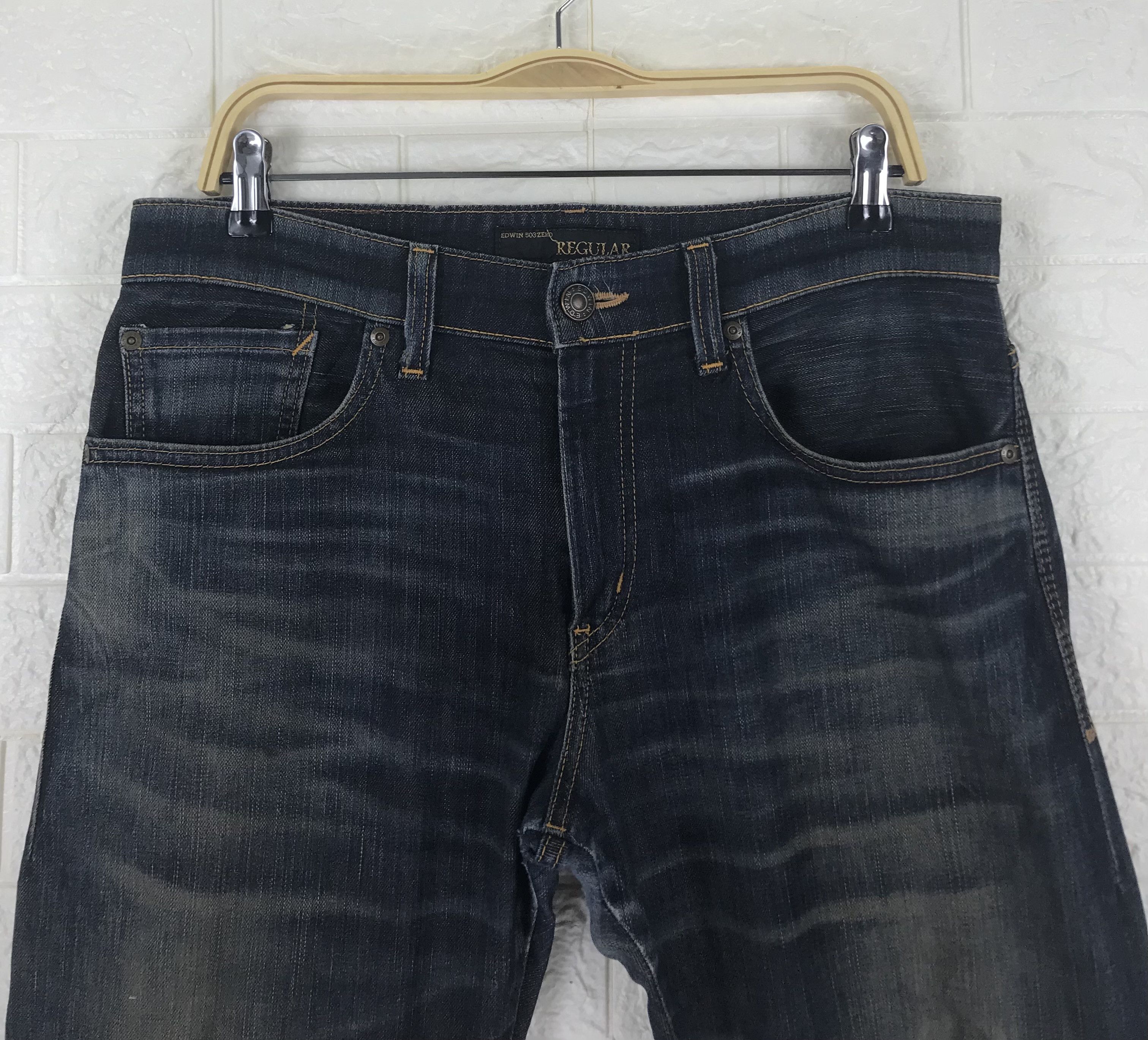 Edwin Vintage Edwin 503 Japanese Blue Jeans Size US 33 - 2 Thumbnail