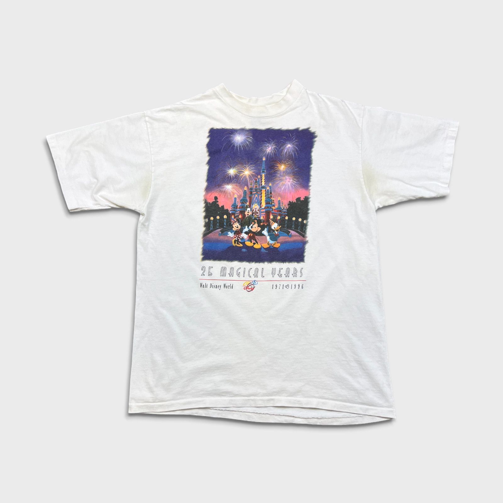 Disney × Mickey Mouse × Vintage Vintage 1996 Walt Disney World Tee XL Single Stitch T Shirt Size US XL / EU 56 / 4 - 1 Thumbnail