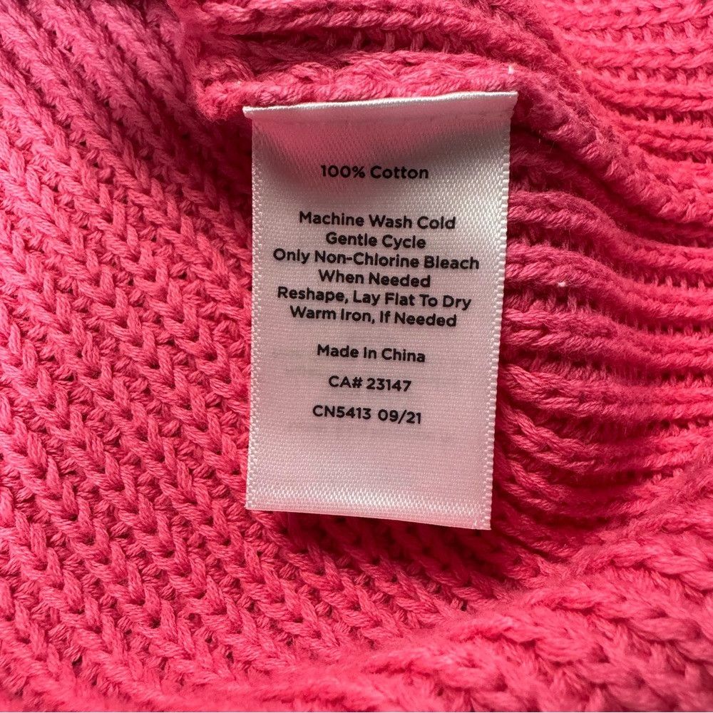 Talbots New Talbots Shaker Stitch Ombré Dip Dye Cotton Sweater Size Size L / US 10 / IT 46 - 6 Thumbnail