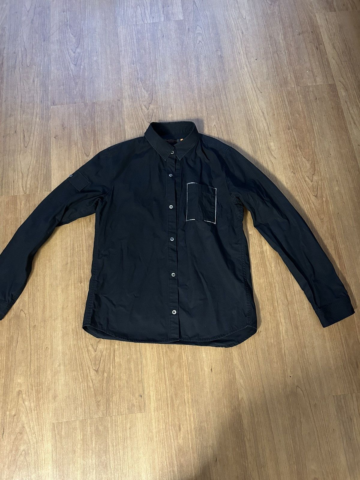 Undercover AW06 Embroidered Pocket Black Shirt Size US M / EU 48-50 / 2 - 1 Thumbnail