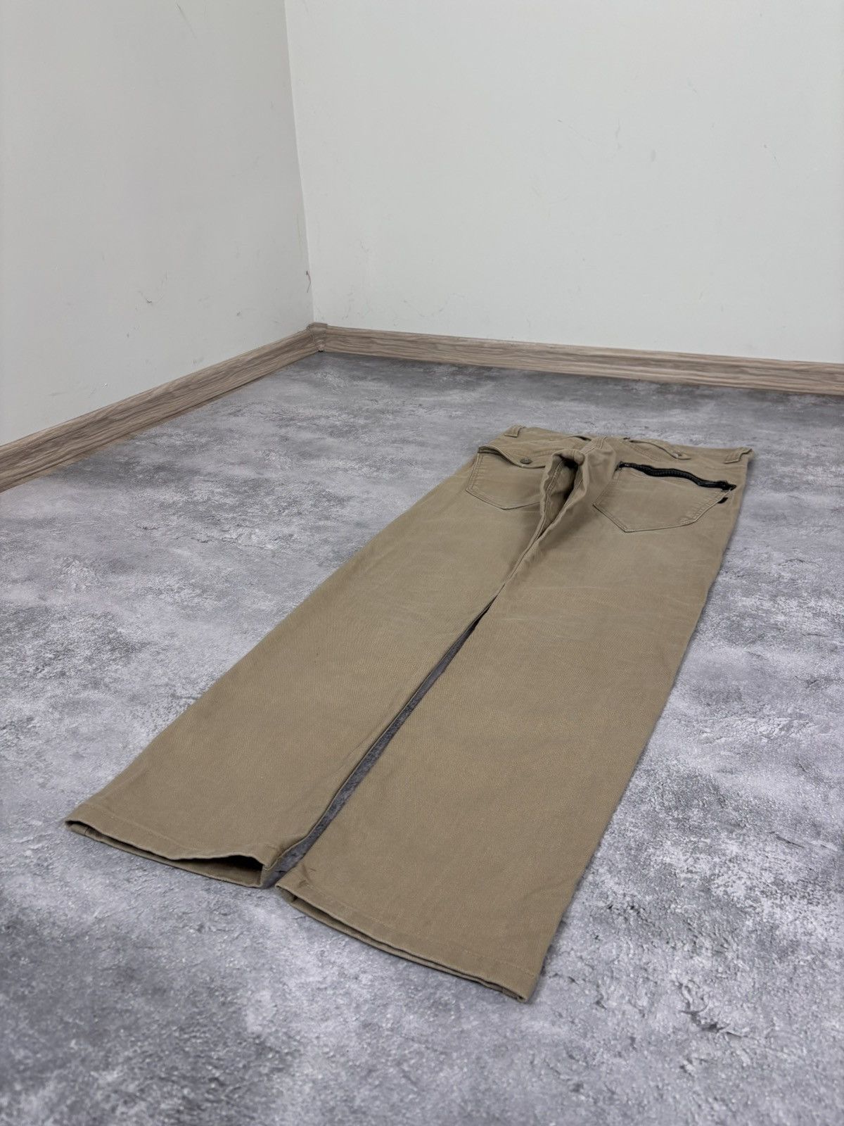 Japanese Brand Bee Bell Y2K Japanese Men’s Buckle Back Pants Jeans Size US 30 / EU 46 - 3 Thumbnail