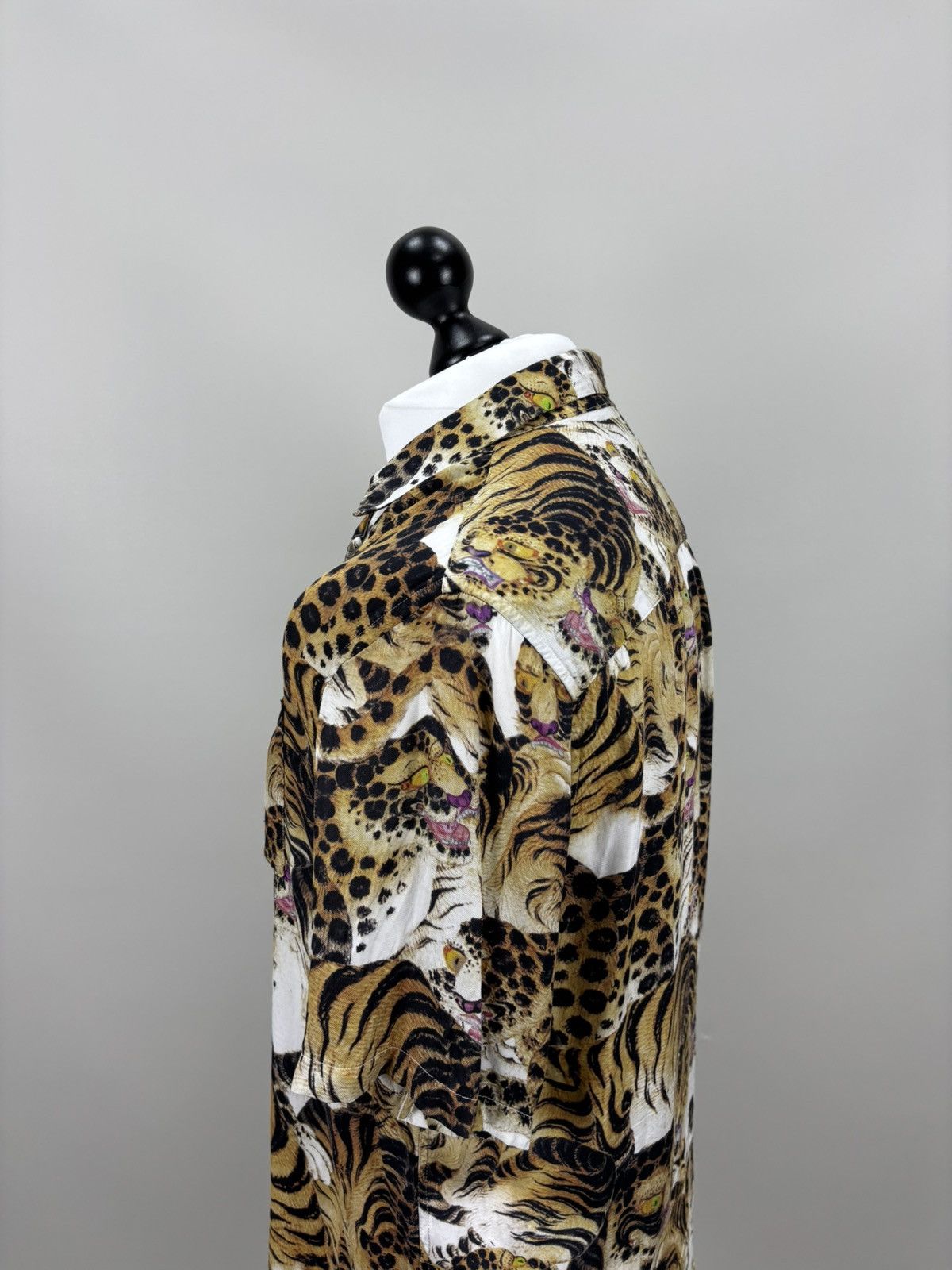 Allsaints Mens viscose shirt animal print All Saints Size M Size US M / EU 48-50 / 2 - 10 Thumbnail