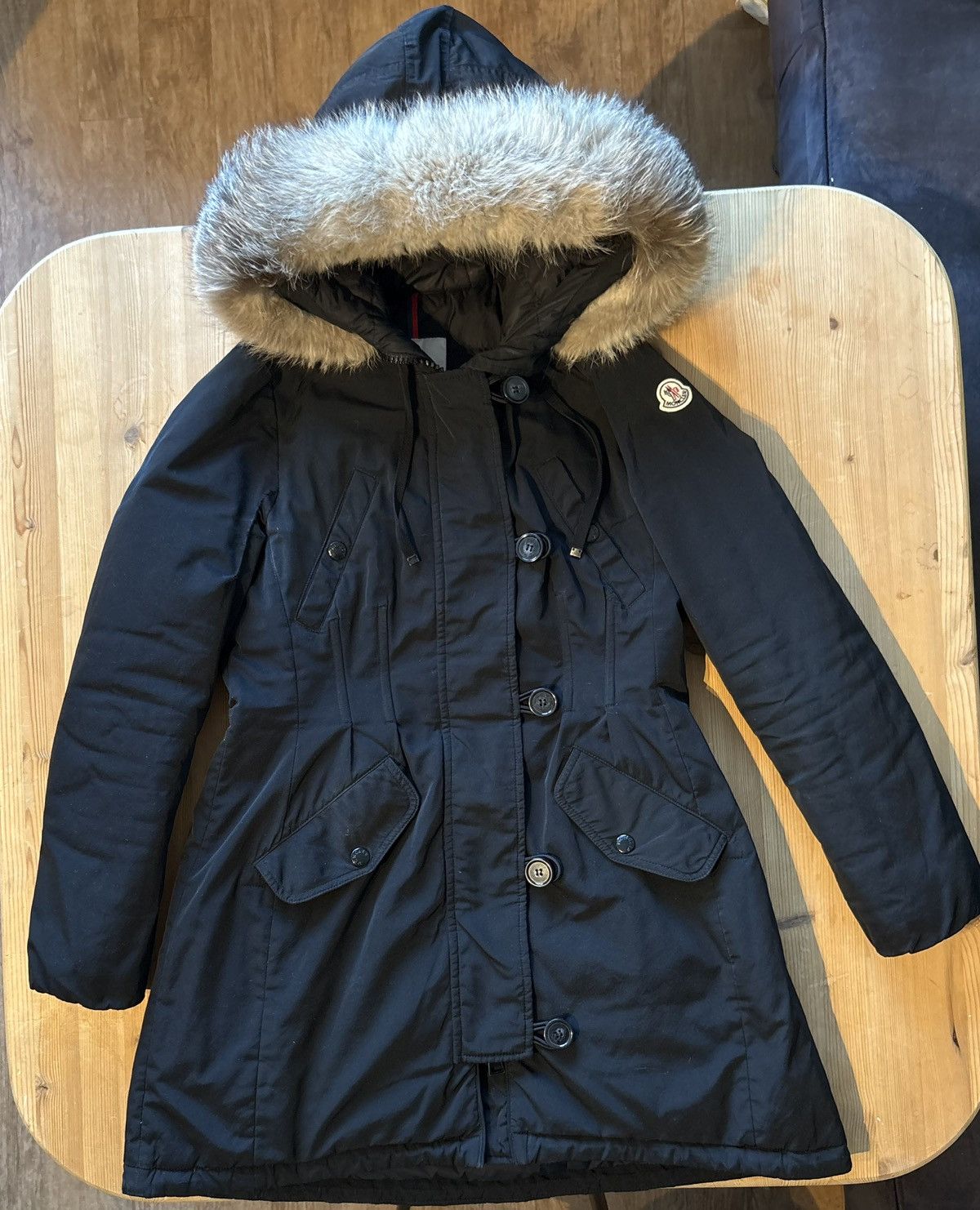Moncler Moncler Aredhel Furhood Womens Jacket Size M / US 6-8 / IT 42-44 - 1 Thumbnail