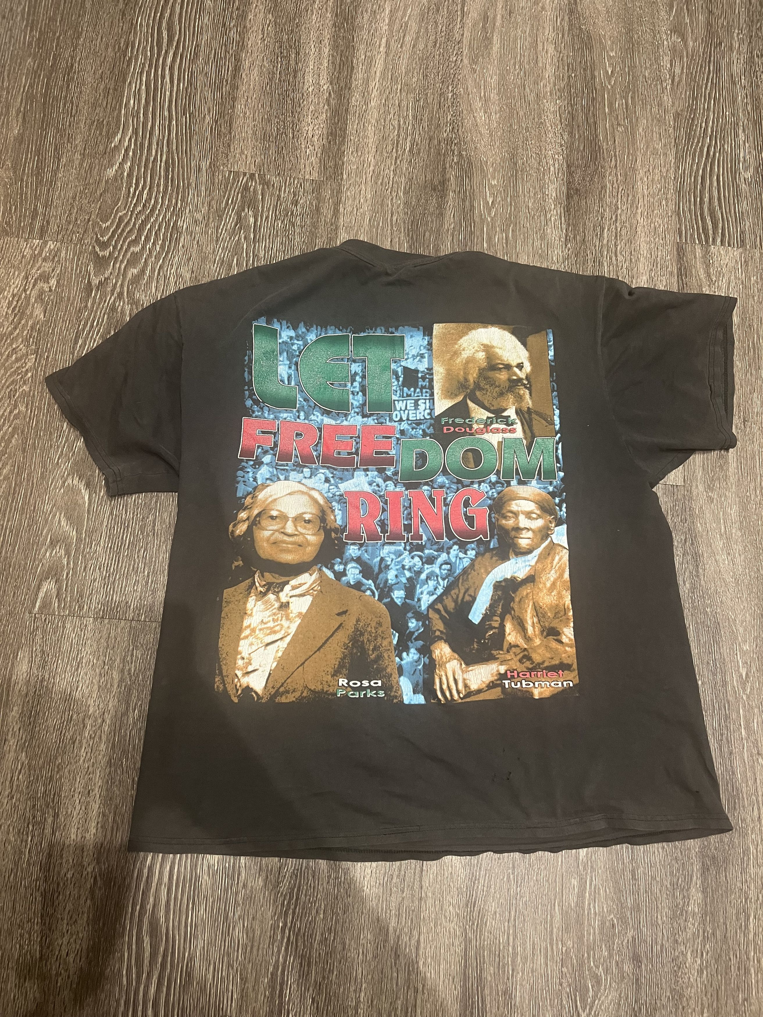 Vintage Vintage black history T-shirt ERD Size US L / EU 52-54 / 3 - 2 Thumbnail