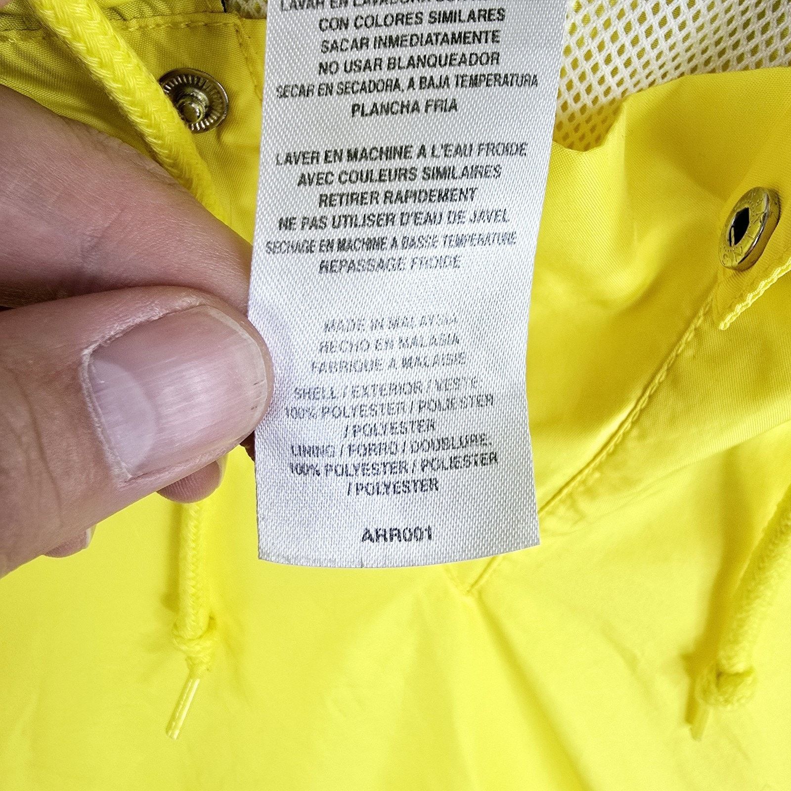 Adidas Vintage 90s Adidas Yellow Hooded Pullover Windbreaker XL Size US XL / EU 56 / 4 - 9 Thumbnail