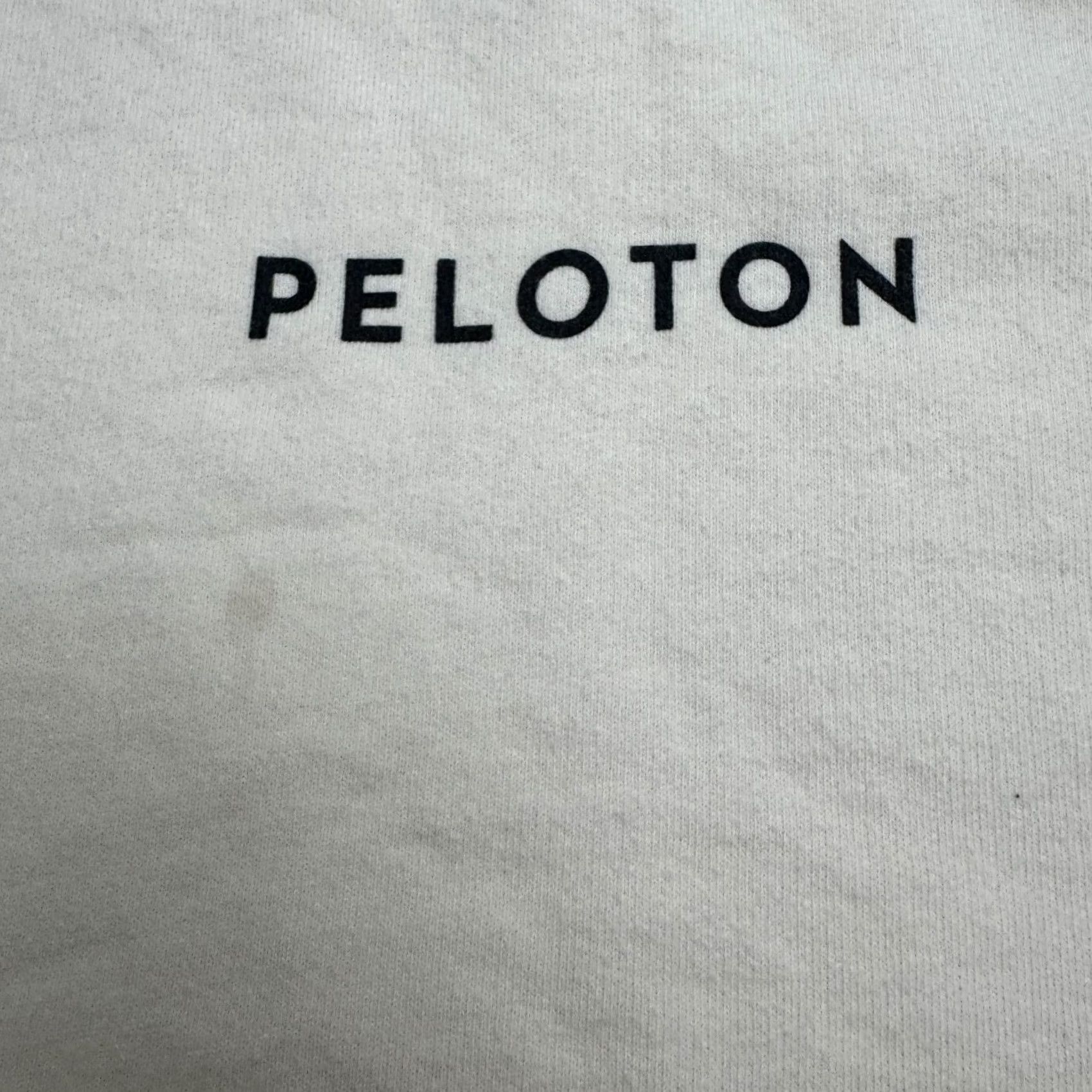 Vintage Peloton Sweatshirt Pullover Mens Large Ivory Crew Neck All Seasons Breathable Logo Sweatshirt Fashion Active Outdoor Sports 90s Size US L / EU 52-54 / 3 - 5 Thumbnail