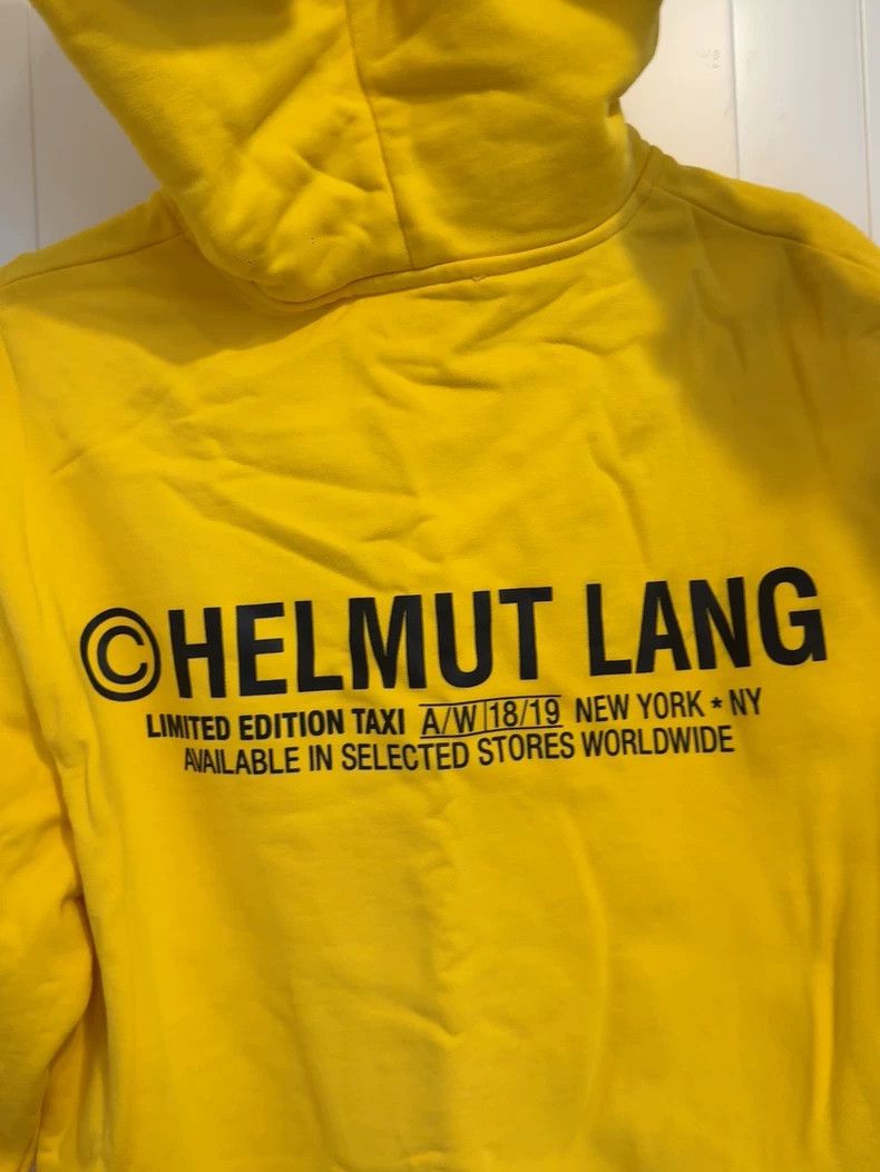 Helmut Lang HELMUT LANG Yellow taxi hoodie Size M / US 6-8 / IT 42-44 - 3 Thumbnail