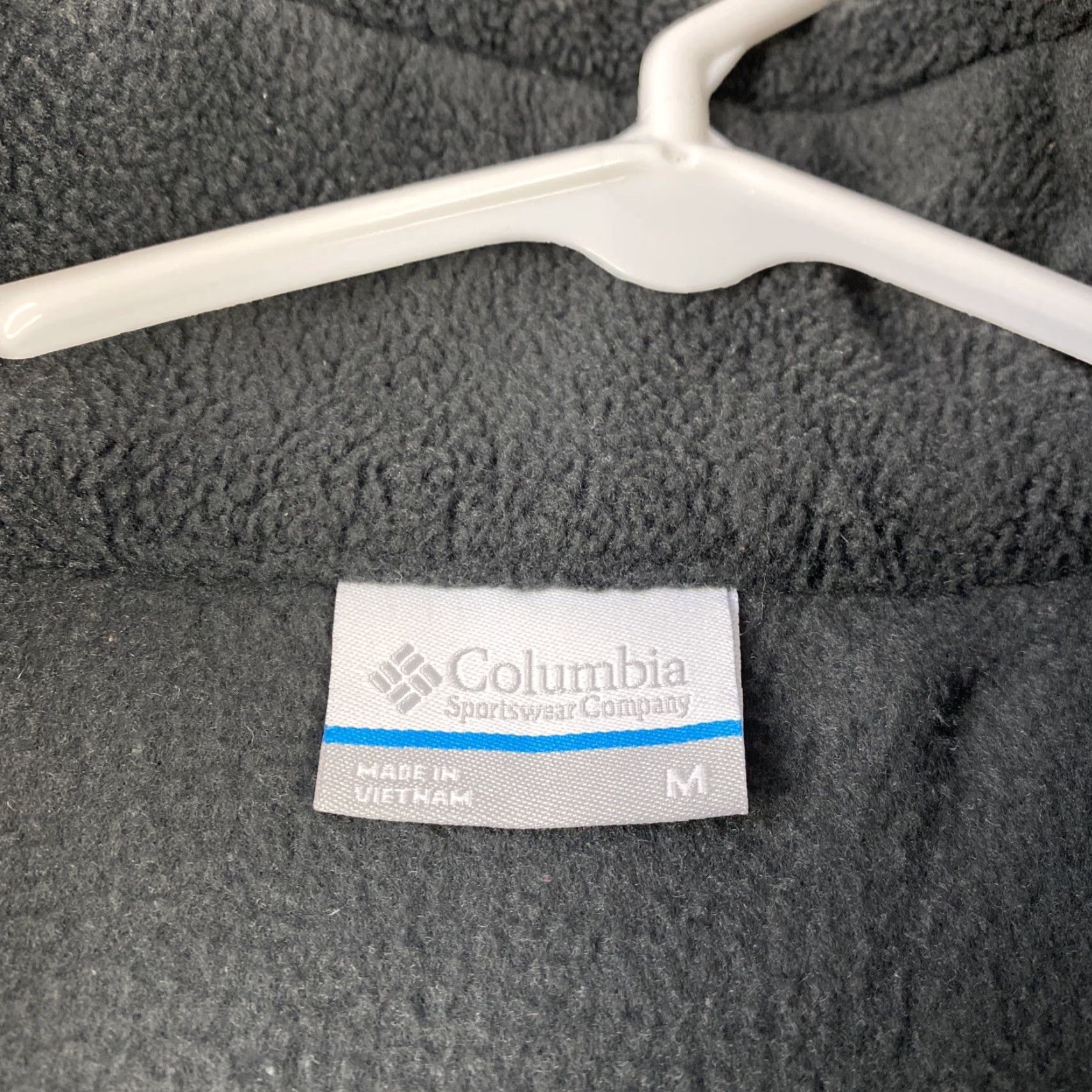 Vintage Columbia Women’s Fleece Full Zip Jacket Dark Gray - Size M / 41-42, Regular, Embroidered Logo, Zipper, Basic Jacket, Short Length, Polyester Size M / US 6-8 / IT 42-44 - 5 Thumbnail