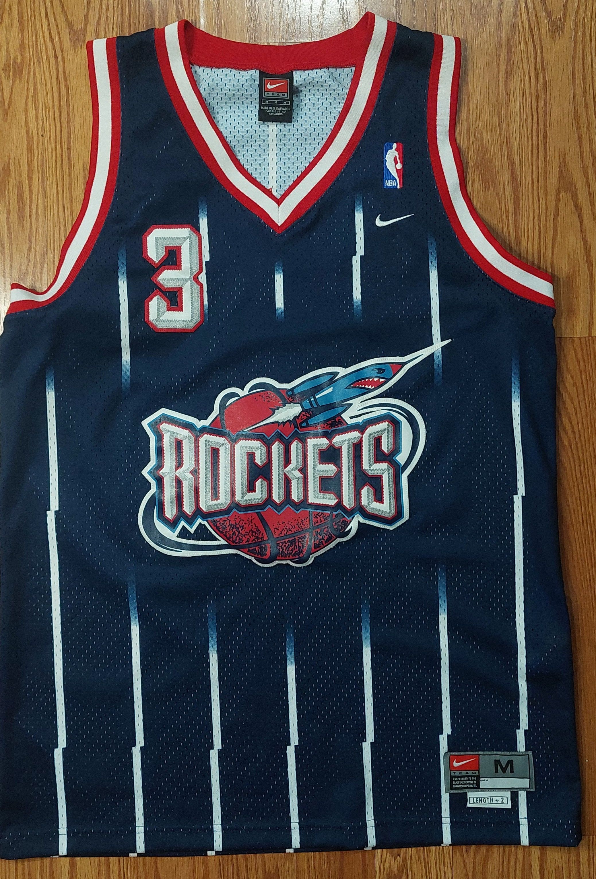 Nike Authentic Houston Rockets Steve Francis Nike Swingman Jersey Size US M / EU 48-50 / 2 - 2 Thumbnail