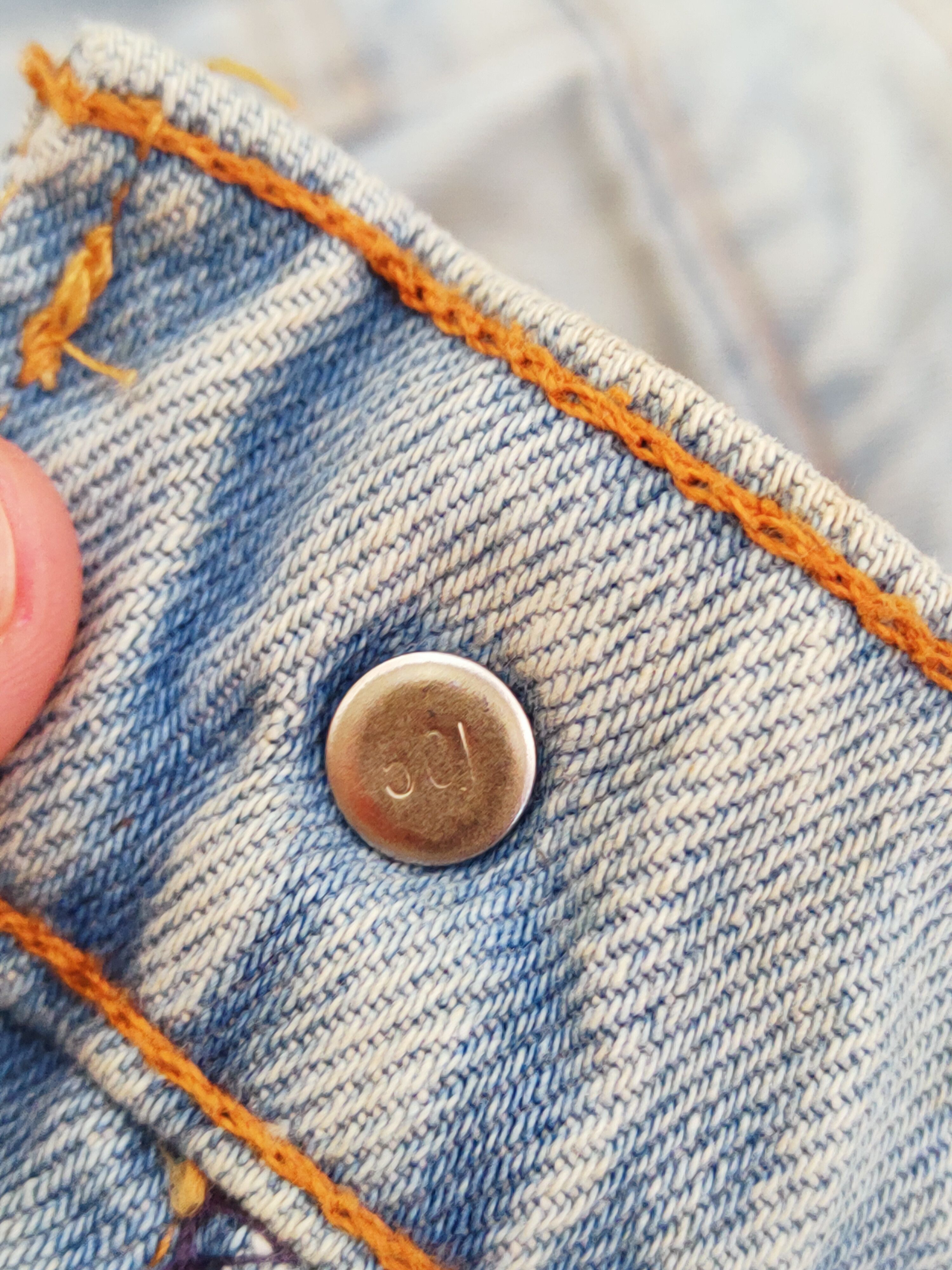 Levi's Levi's vintage usa Blue Faded Distressed Ripped Jeans #W804 Size US 36 / EU 52 - 17 Thumbnail