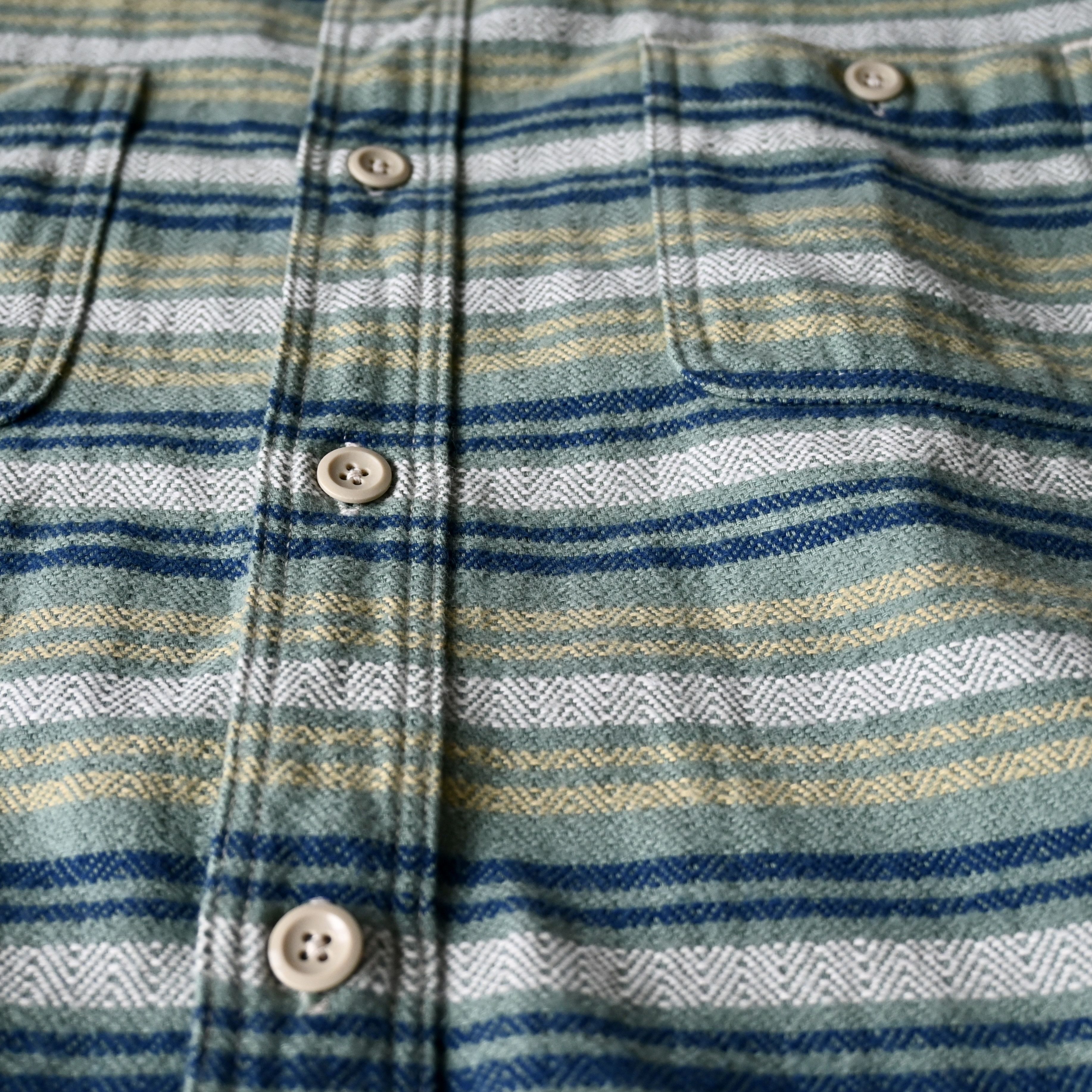 Momotaro Jeans MOMOTARO JEANS heavyweight flannel shirt, 44, made in Japan Size US L / EU 52-54 / 3 - 18 Thumbnail