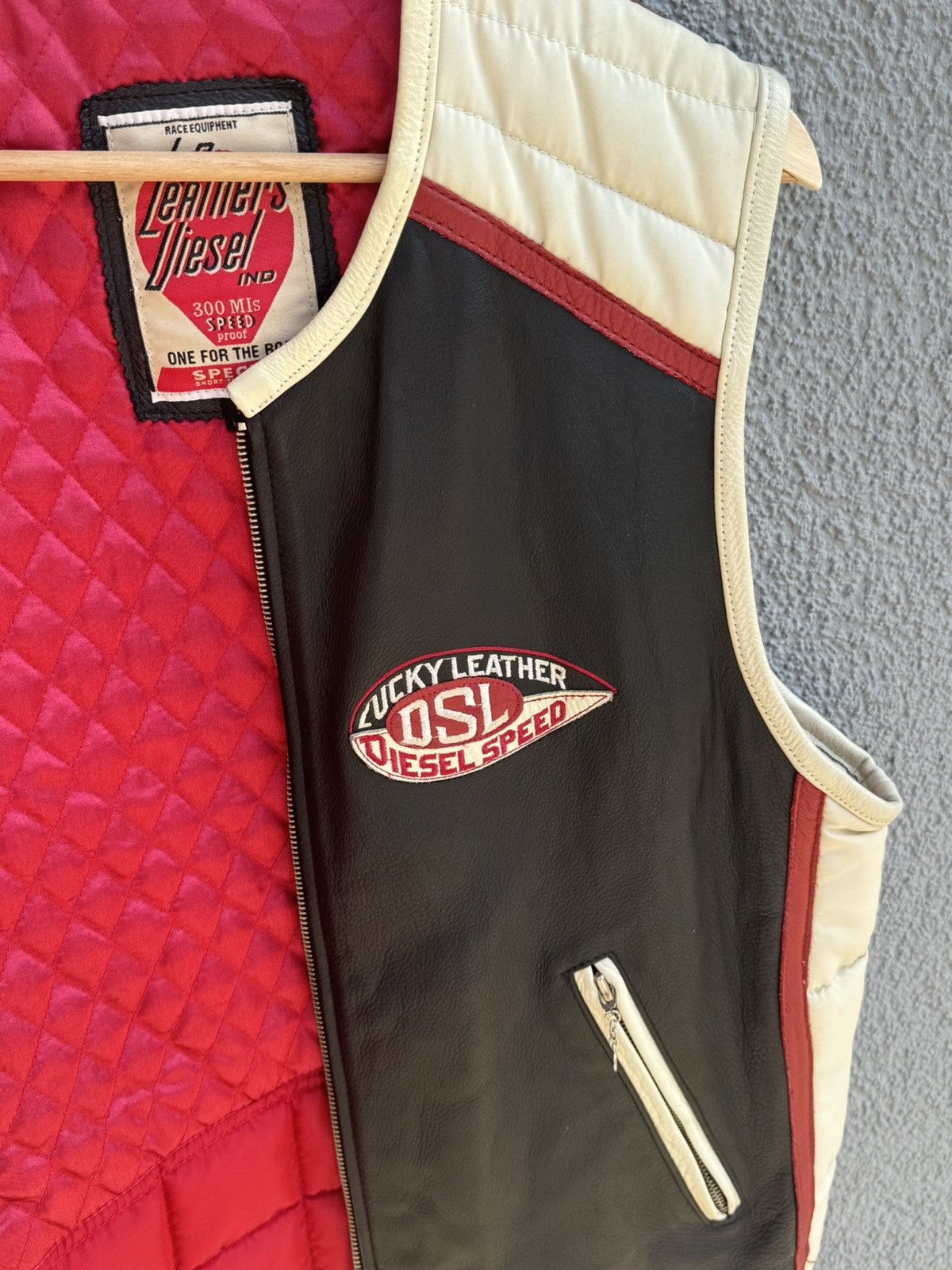 Diesel × Diesel Black Gold Diesel Leather Vest Performance 300 M1s Super Sonic Size Size US XL / EU 56 / 4 - 13 Thumbnail