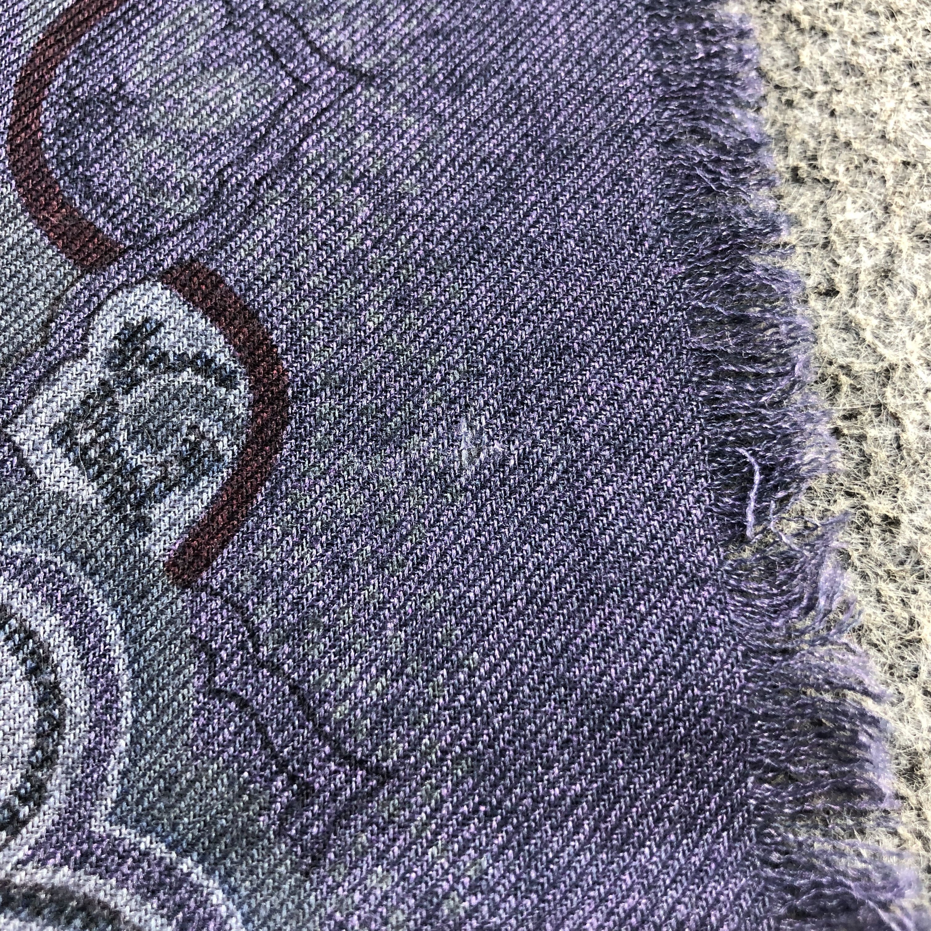 Etro Etro Paisley Silk/Wool Stole Scarf Muffler Neckwear V2949 Size ONE SIZE - 8 Thumbnail