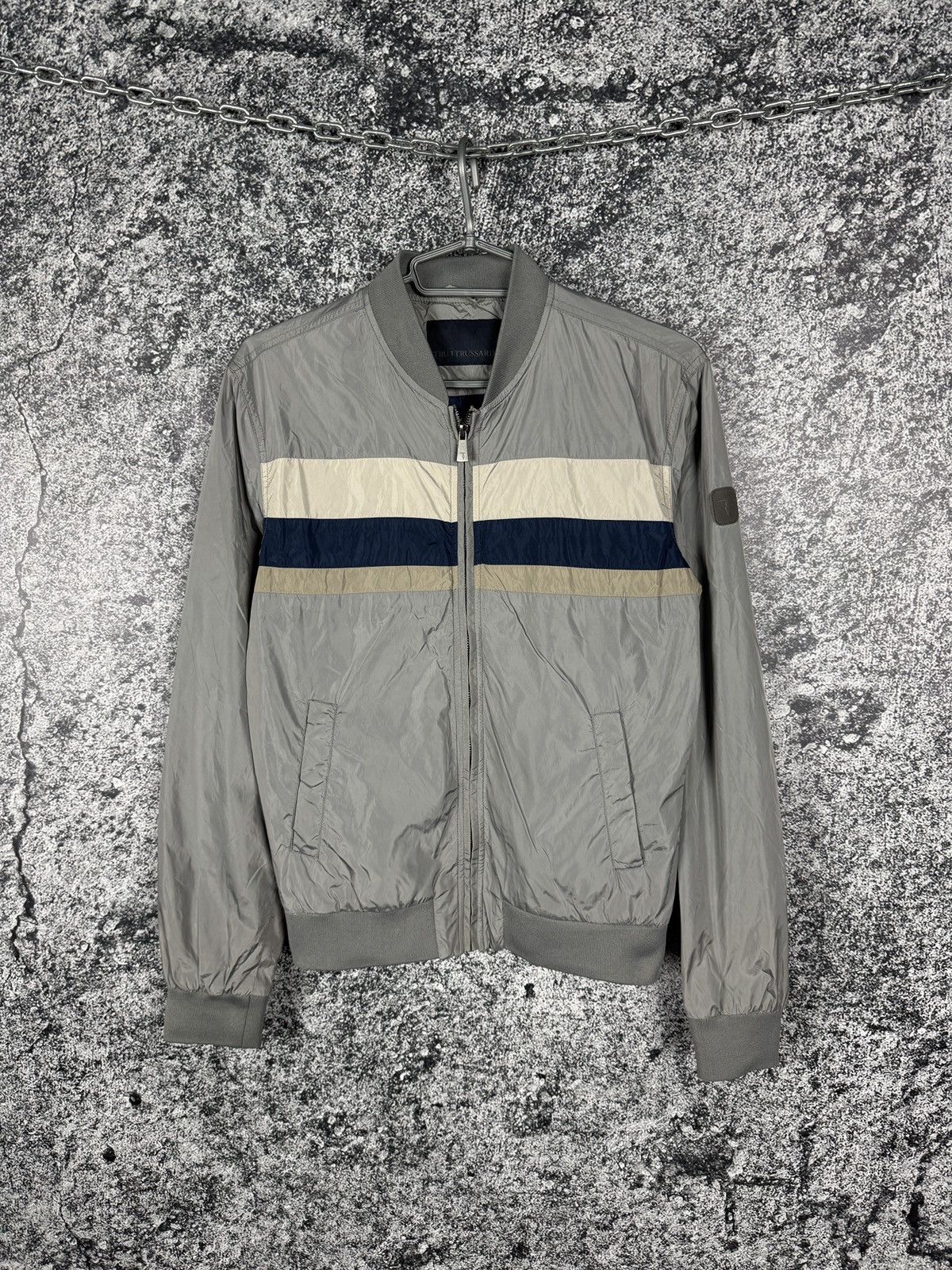 Trussardi Trussardi Nylon Bomber Jacket Windbreaker Italy Size 46 Size US S / EU 44-46 / 1 - 1 Thumbnail