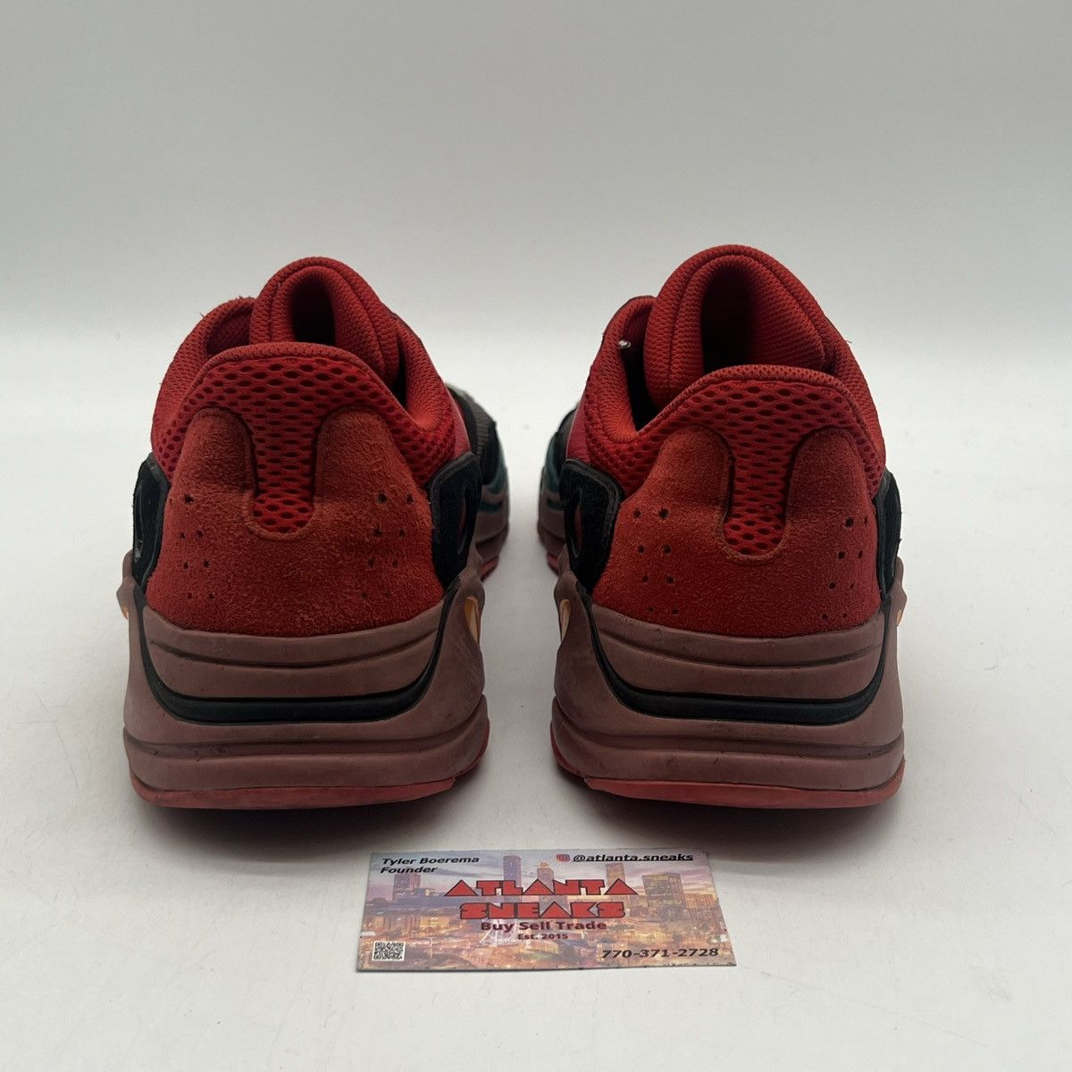 Adidas Yeezy boost 700 hi res red Size US 13 / EU 46 - 3 Thumbnail