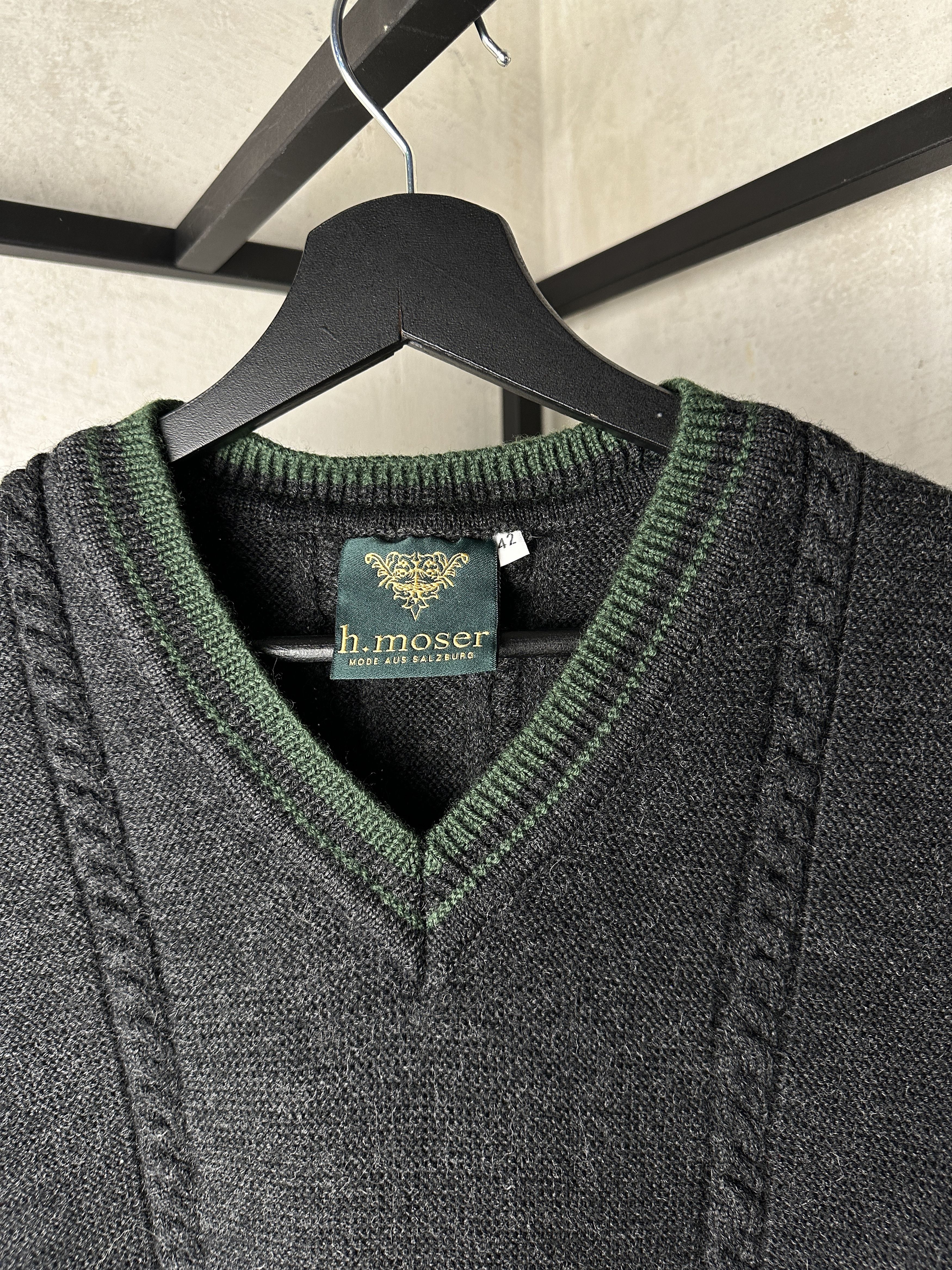Vintage Vintage H.Moser Wool Vest Size US XS / EU 42 / 0 - 5 Thumbnail