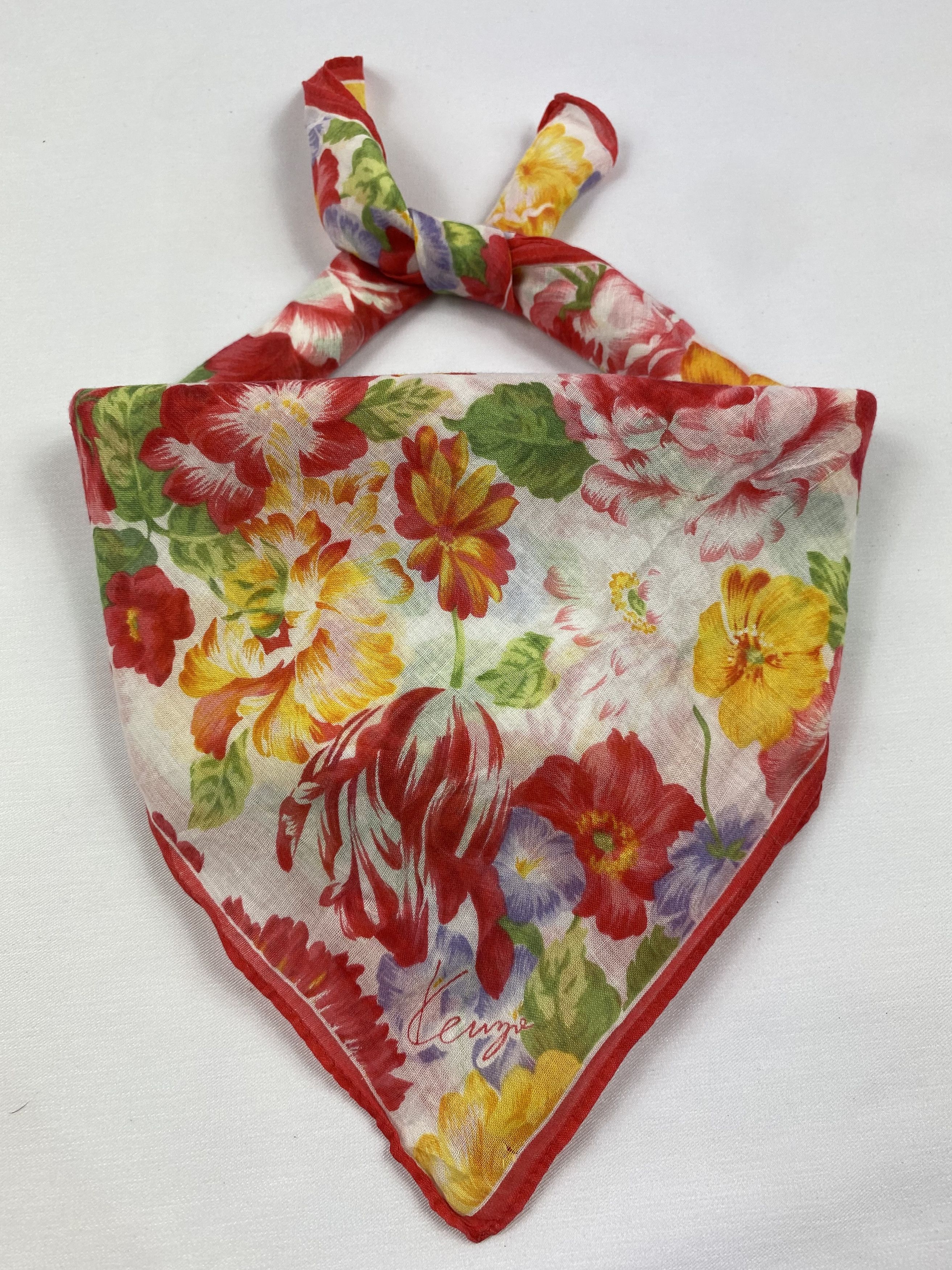 Kenzo × Vintage Kenzo Handkerchief / Bandana / Neckerchief Size ONE SIZE - 1 Thumbnail