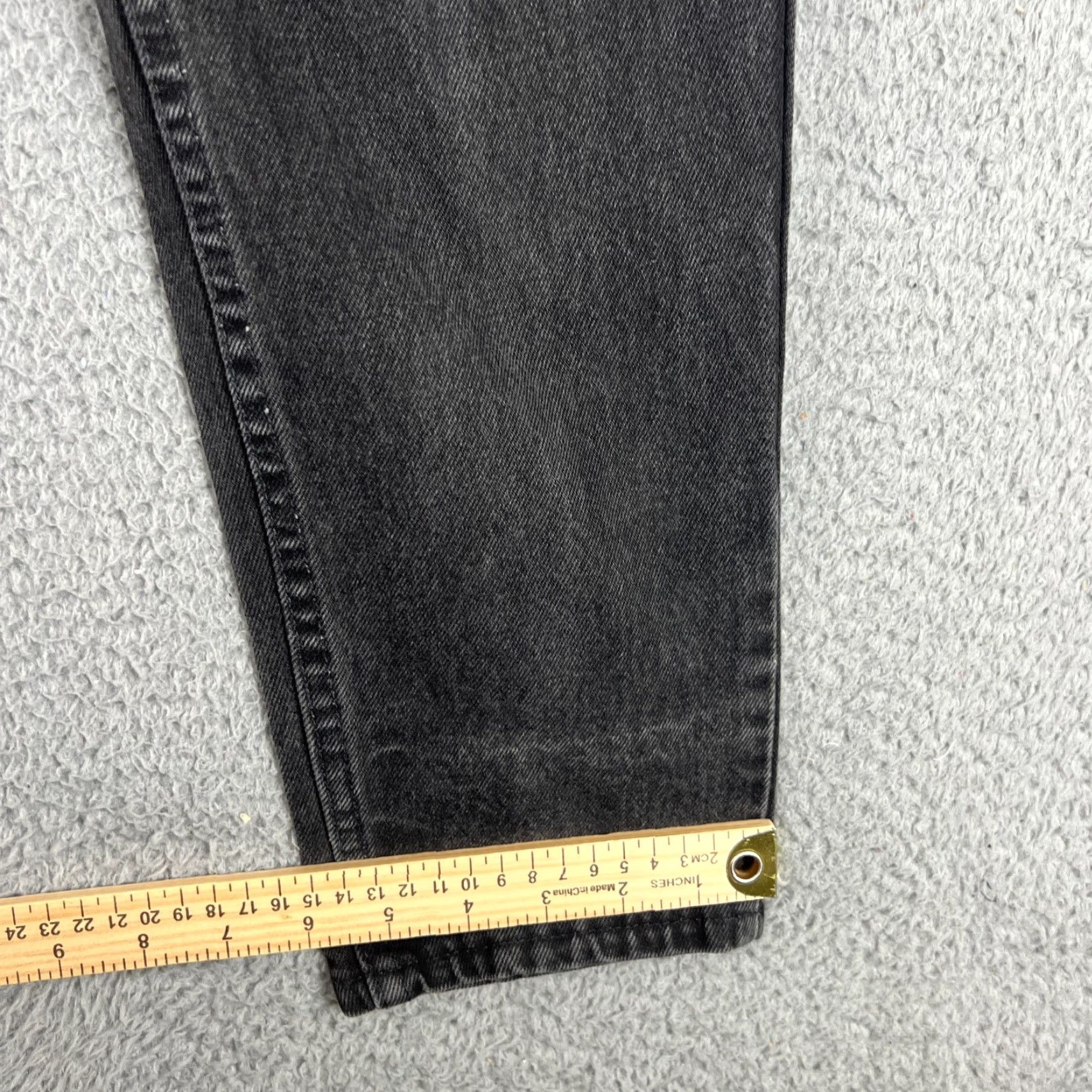 Levi's VINTAGE Levi’s Jeans 512 Womens Juniors 9 Black Tapered Slim Fit USA 90s Mom Grunge Retro 90s Mens Women Girls Size 30" / US 8 / IT 44 - 5 Thumbnail