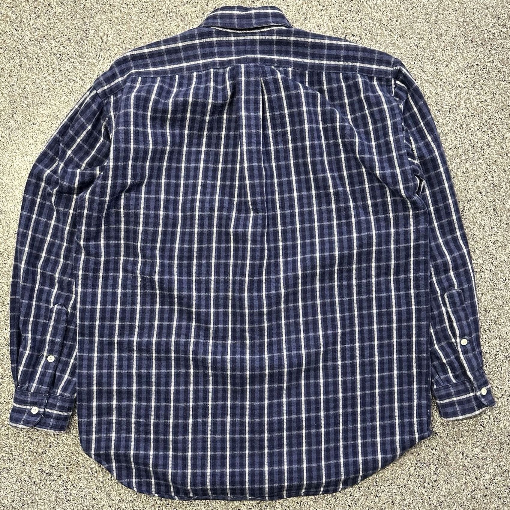 Ralph Lauren Ralph Lauren Blake Flannel Shirt Mens M Long Sleeve Button-Down Plaid Blue Size US M / EU 48-50 / 2 - 8 Thumbnail