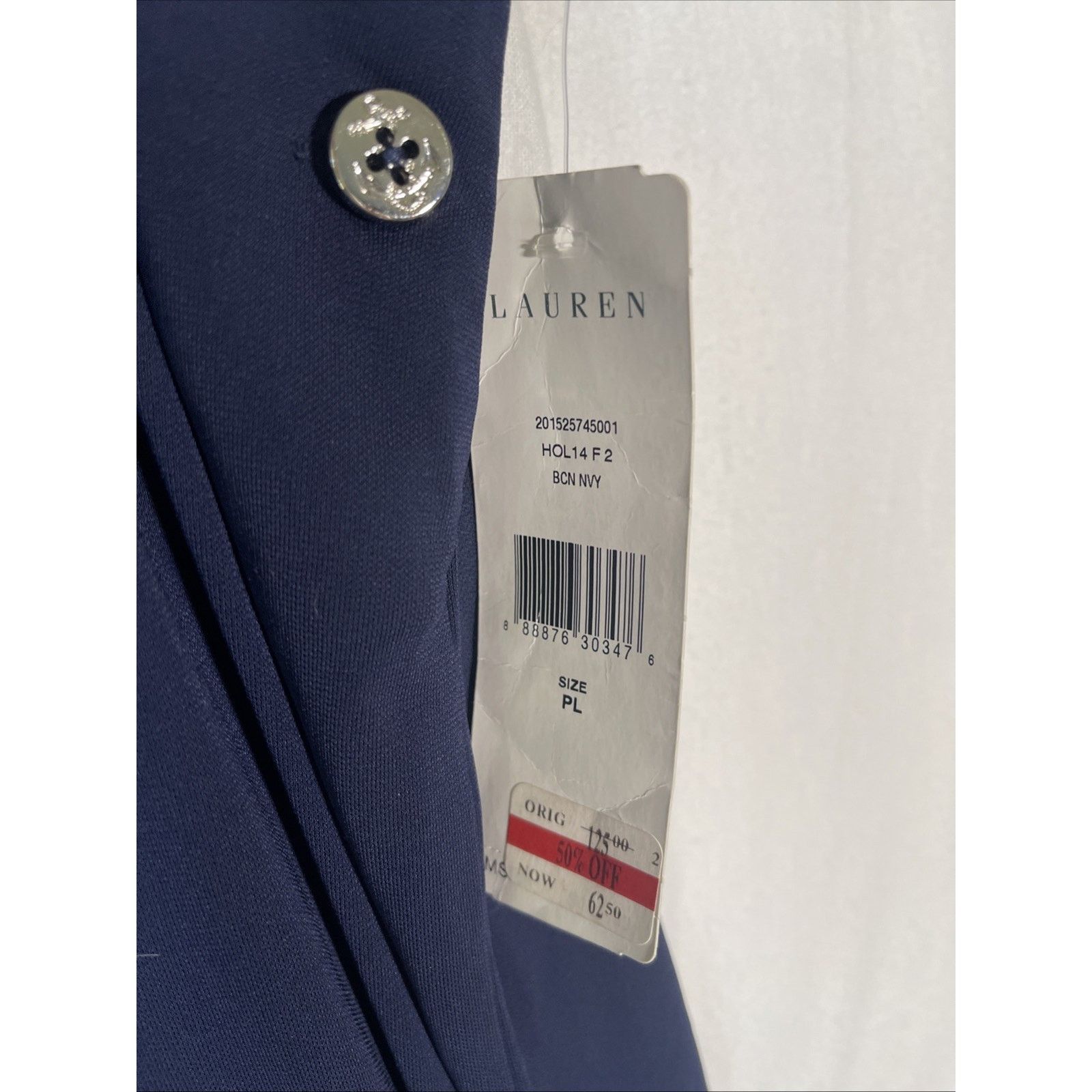 Ralph Lauren Ralph Lauren Women Slacks Navy- PETITE LG - NWT Size 33" - 5 Thumbnail