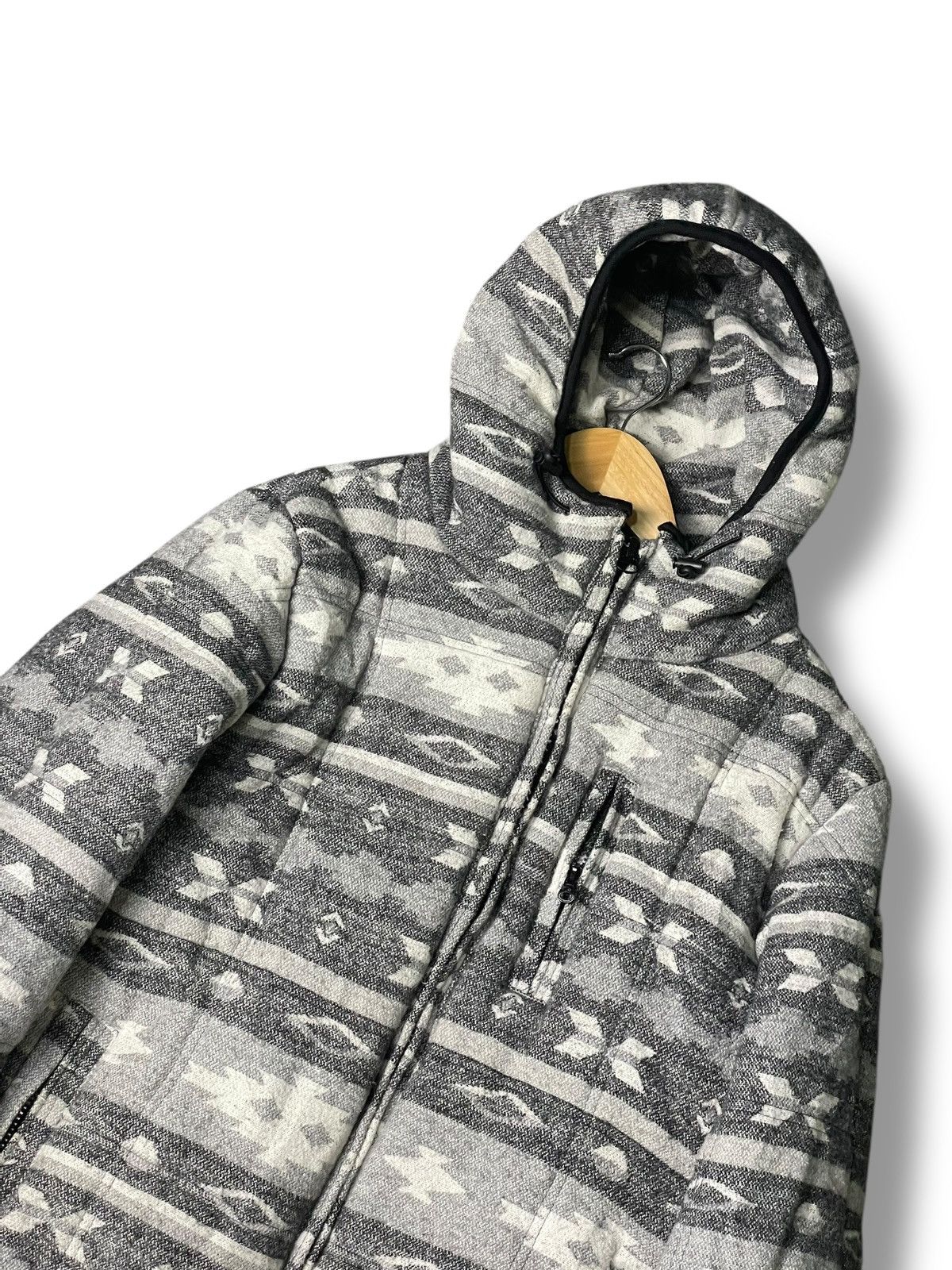 Japanese Brand × Vintage Anti Ballistic Brand Navajo Padded Hooded Jacket (115) Size US M / EU 48-50 / 2 - 2 Thumbnail