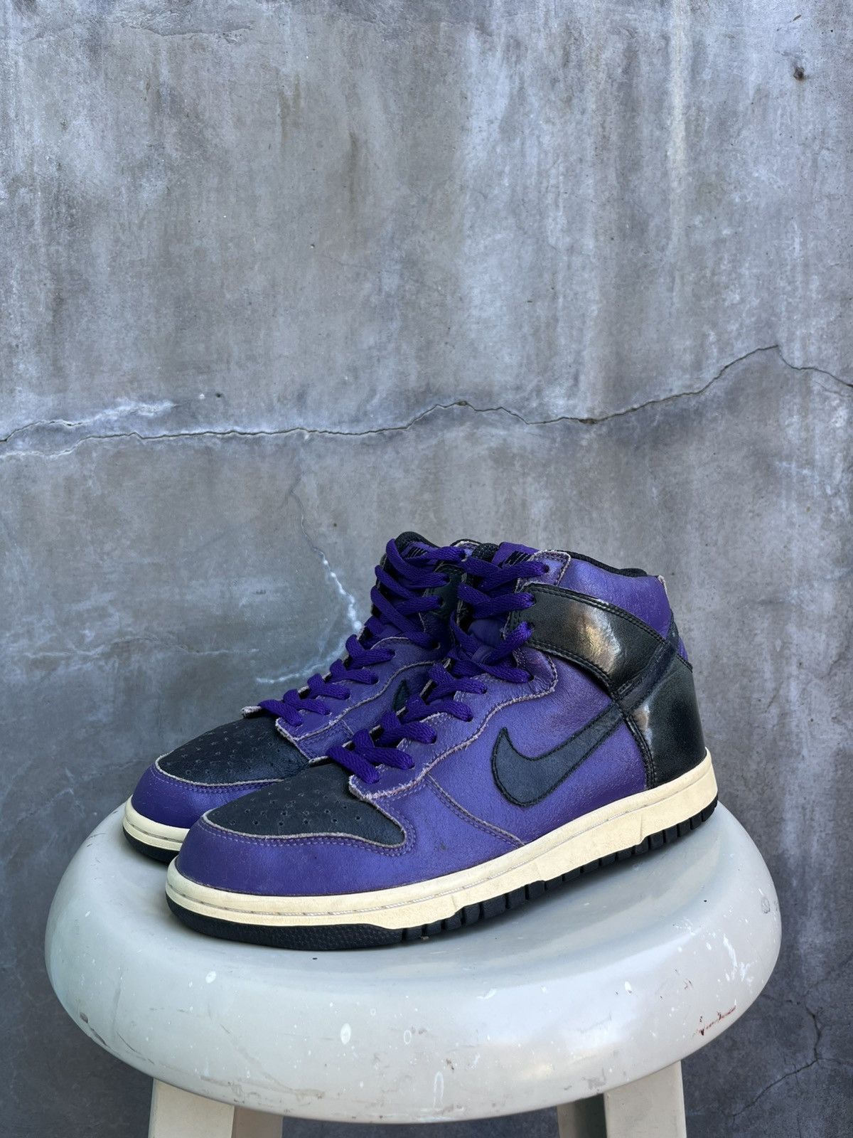 Nike 2010 Womens Dunk Hi Purple Size US 8.5 / IT 38.5 - 3 Thumbnail