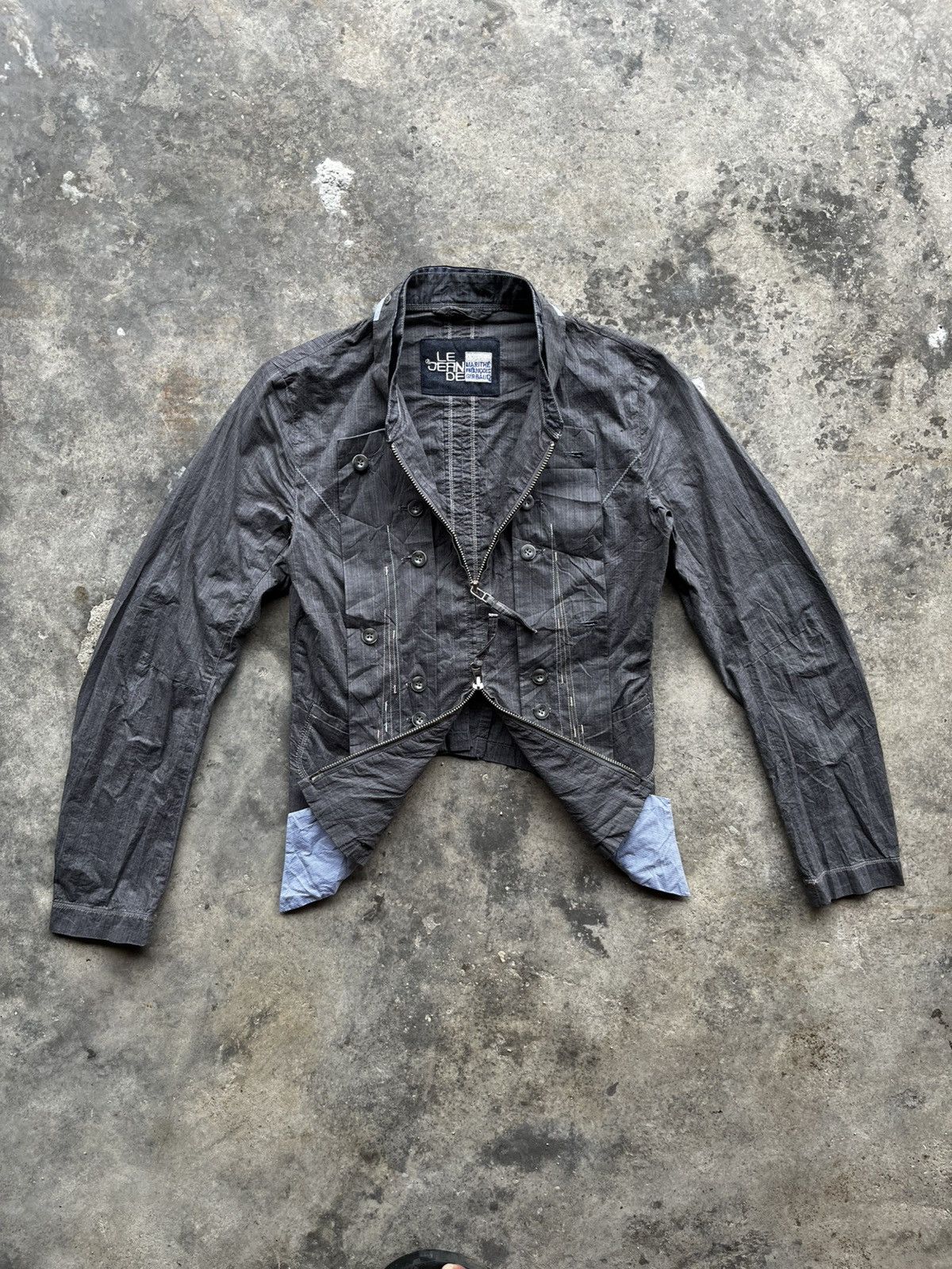 MARITHE FRANCOIS GIRBAUD ZIP UP SHIRT