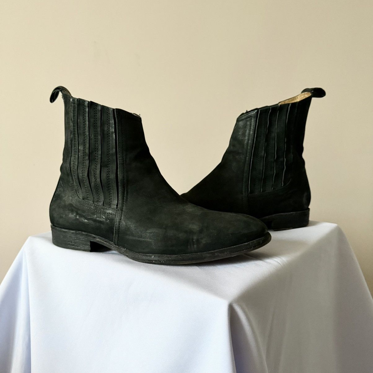 RARE The Last Conspiracy Leather Boots Guidi A.S. 98 Style