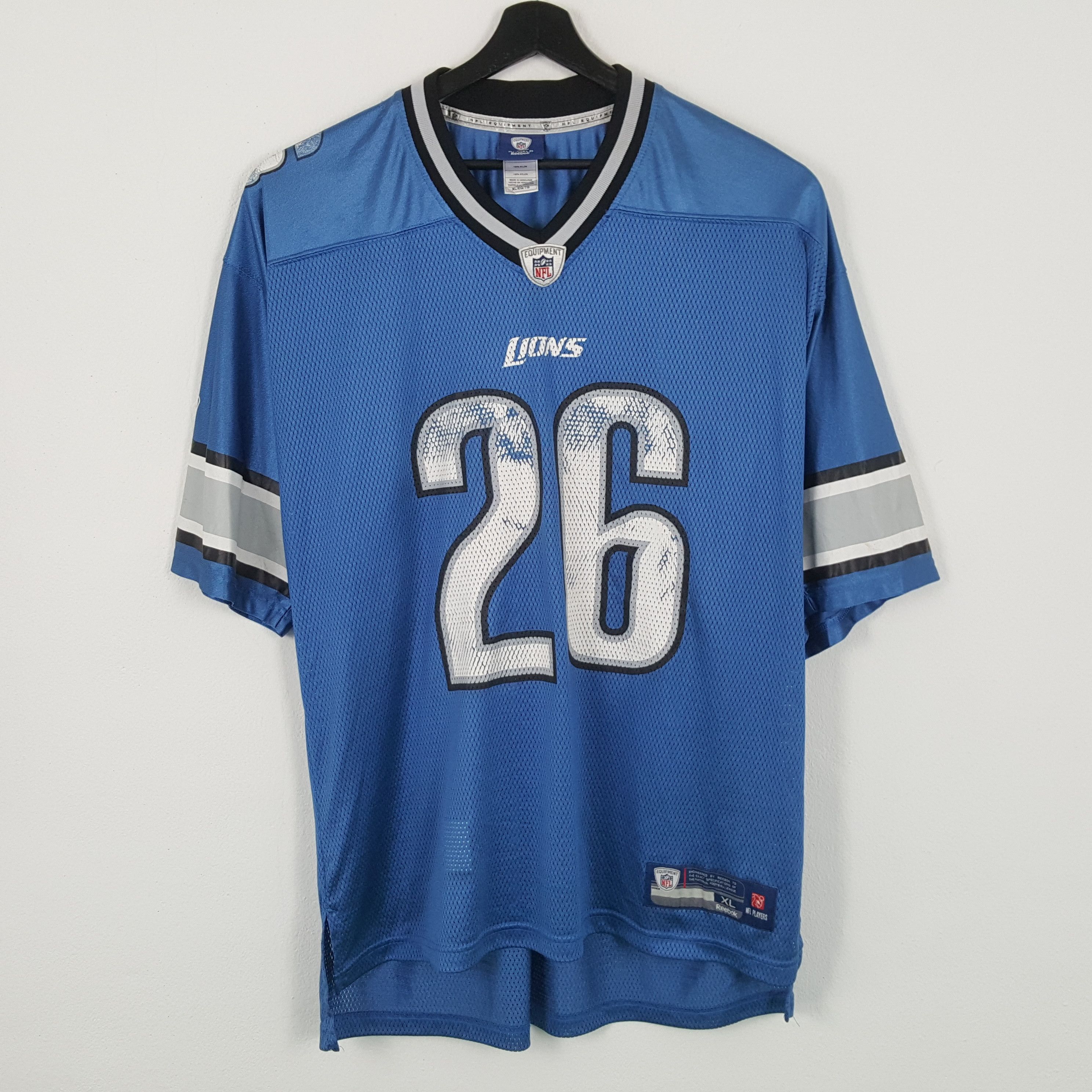 image of Detroit Lions American Football Team Nfl Jersey in Blue, Men's (Size 2XL)
