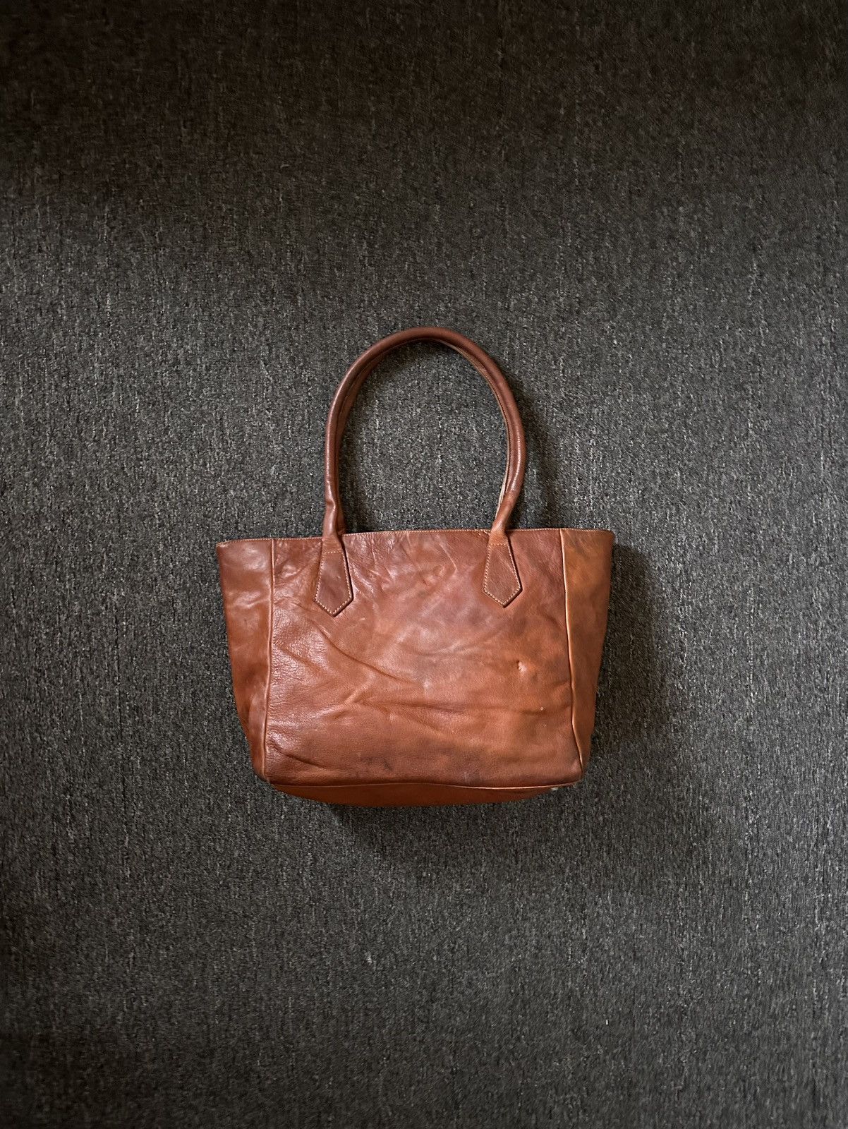 Genuine Leather FULL LEATHER PATINA TOTE BAG Size ONE SIZE - 1 Thumbnail
