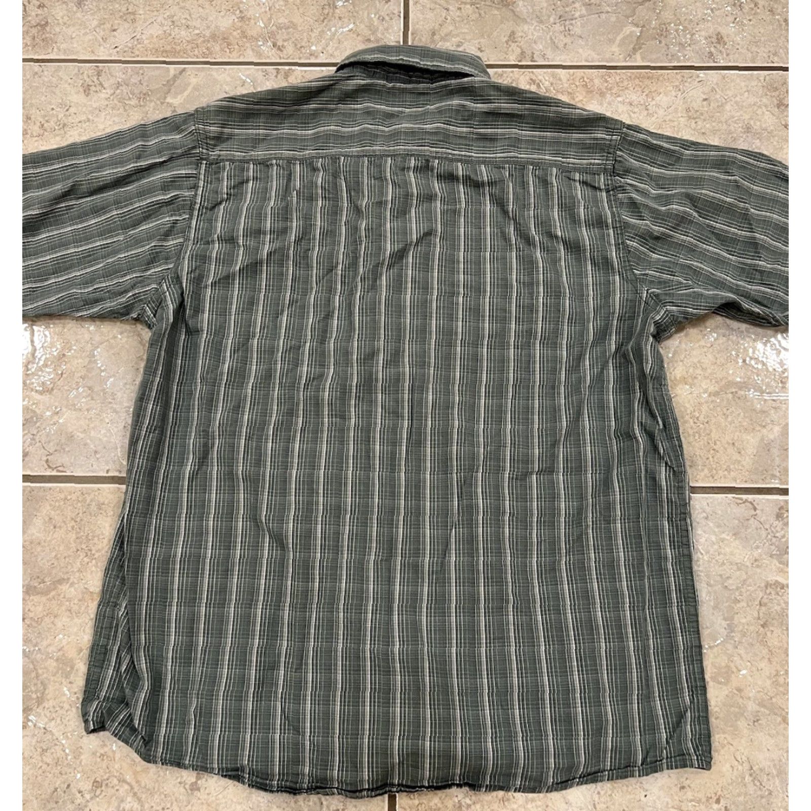 Wrangler Wrangler Shirt Plaid Button-Up Men’s Medium Green Casual Western, Outdoors, Cotton, Short Sleeve, Pockets, All Seasons Size US M / EU 48-50 / 2 - 8 Thumbnail