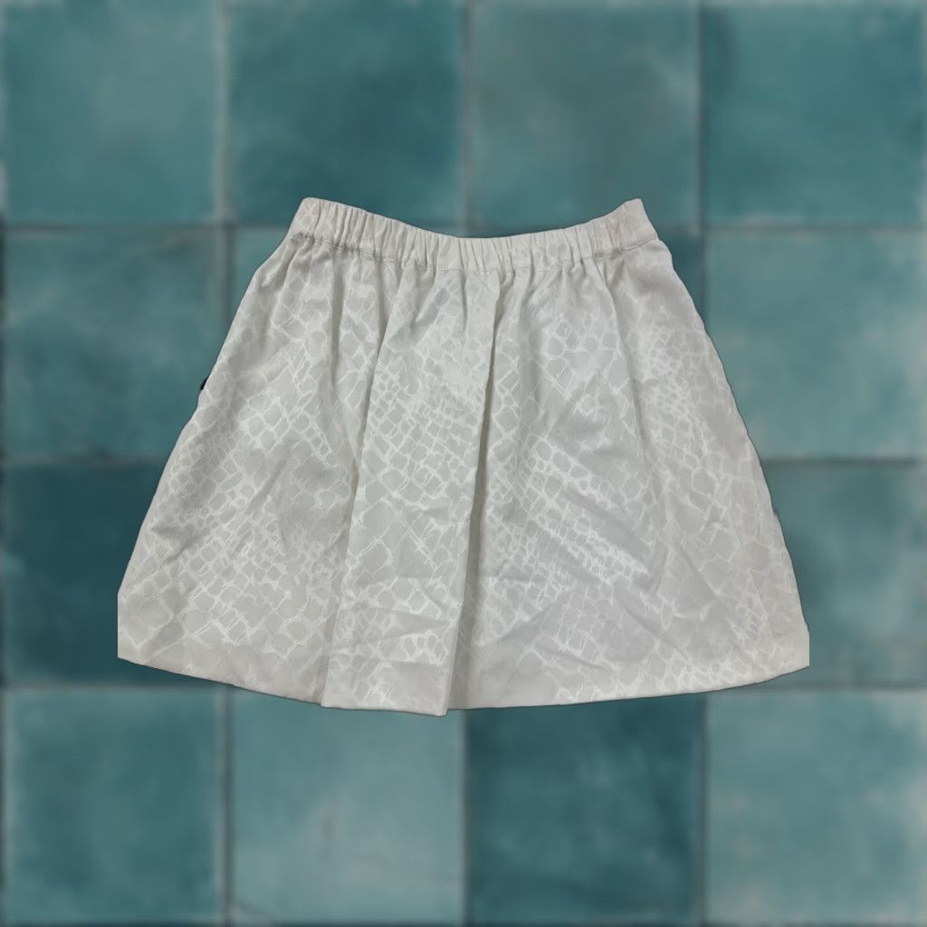 Vintage Eric + Lani Skirt Womens Small White NWT Size 28" / US 6 / IT 42 - 1 Thumbnail