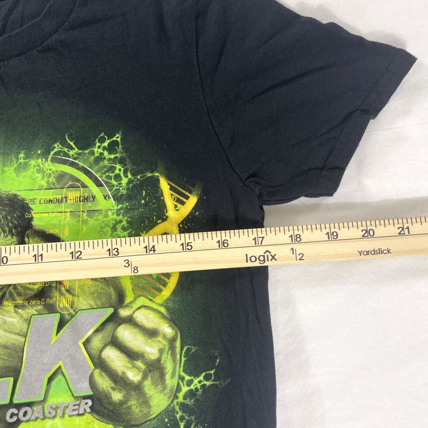 Vintage VINTAGE The Incredible Hulk S T-Shirt Marvel University Graphic Print Shirt Teens S Black Mens Size US S / EU 44-46 / 1 - 4 Thumbnail