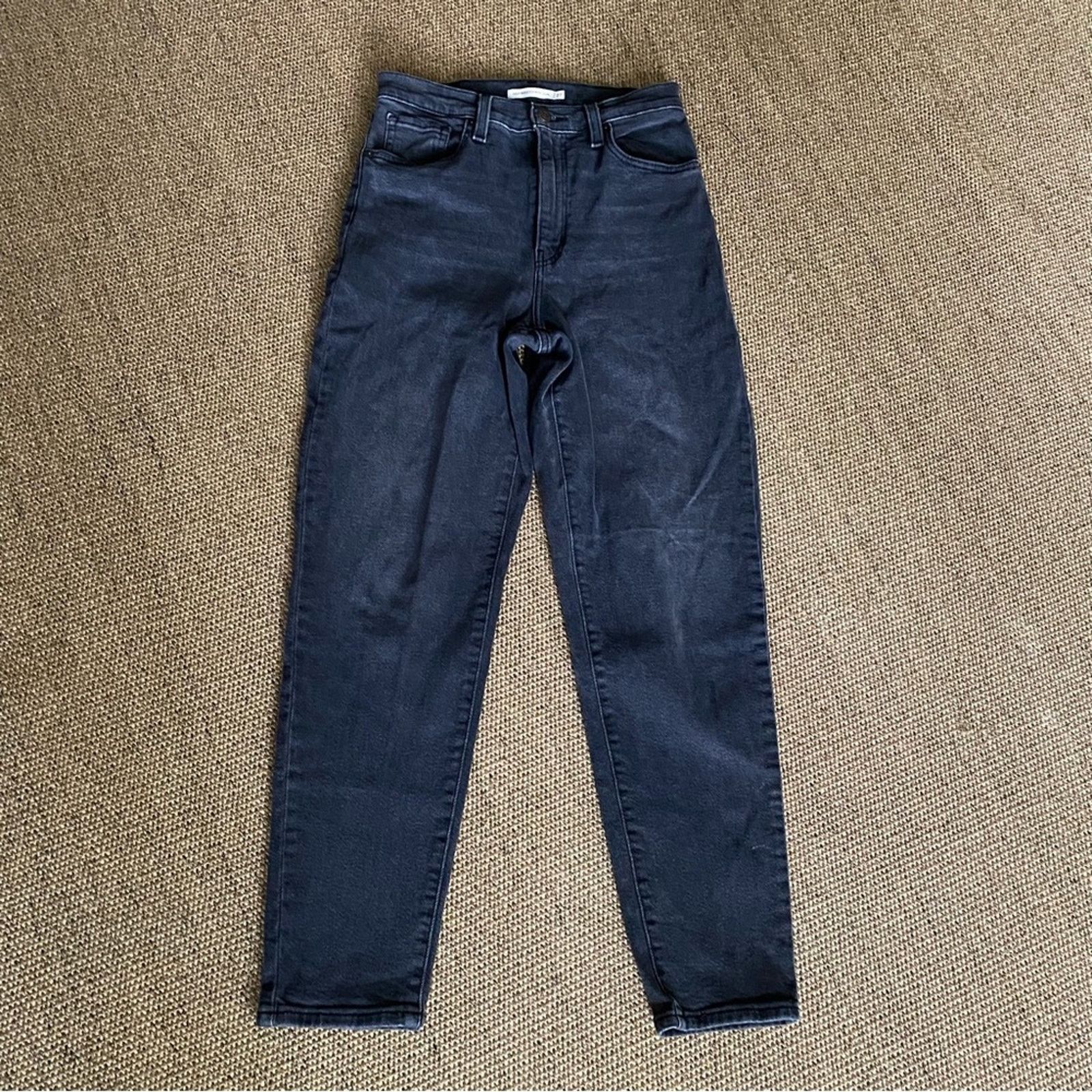 Levi's Levis Black High Rise Mom Jean waist 27 L 29 Size 27" / US 4 / IT 40 - 2 Thumbnail